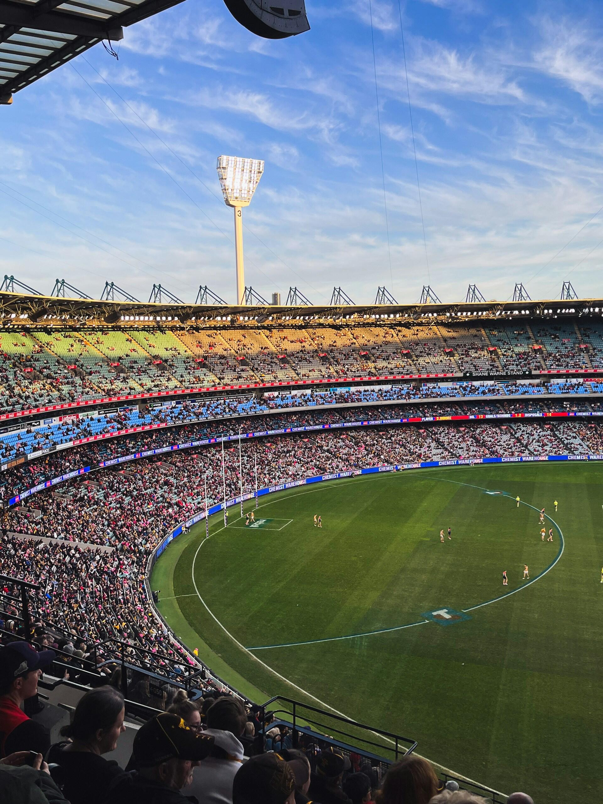 An AFL Stadium.