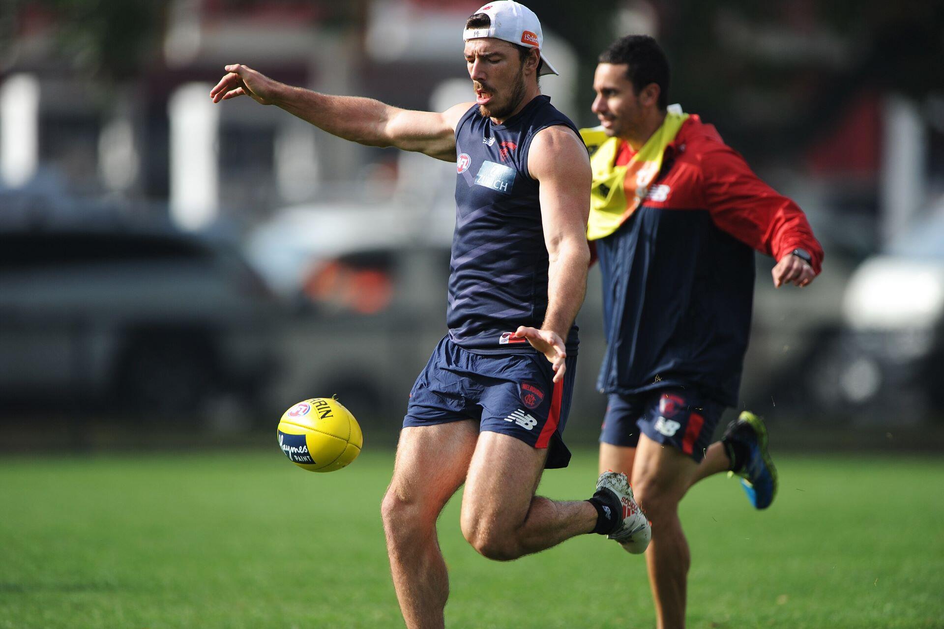 Michael Hibberd training.