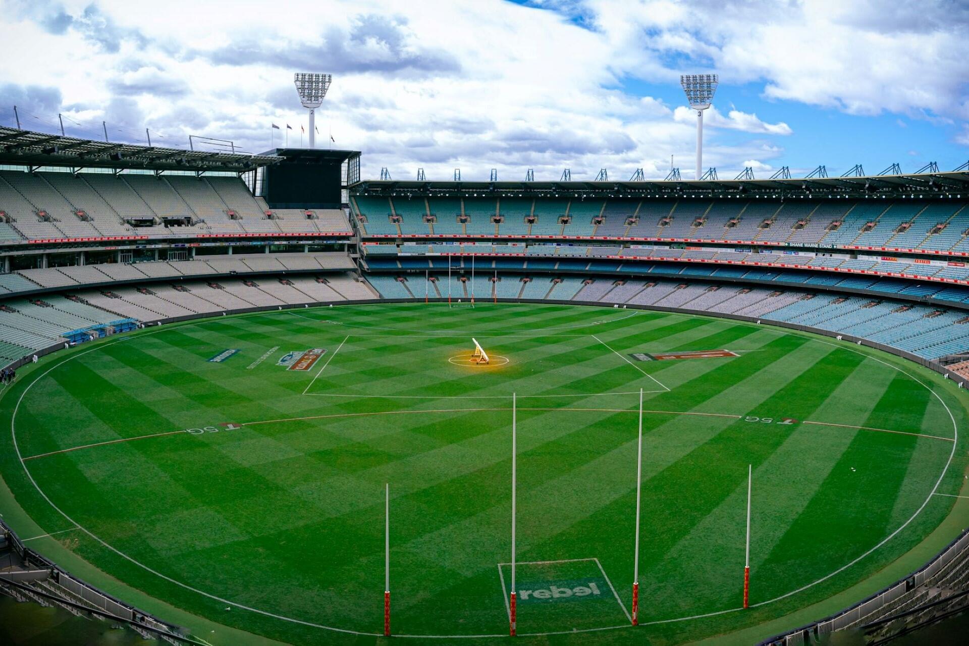 The Melbourne Cricket Ground.