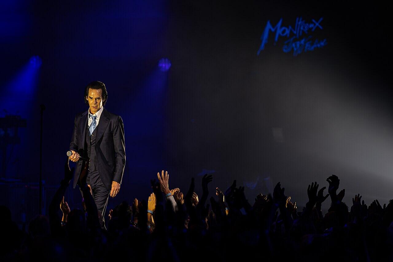 Nick cave on stage in 2026.