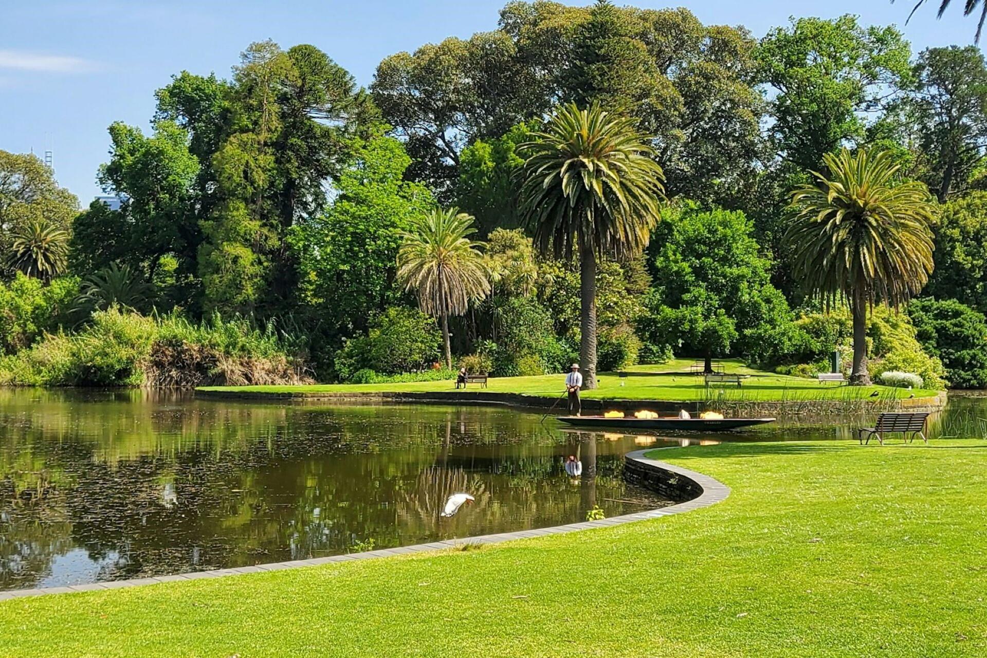 The Royal Botanic Gardens in Melbourne.
