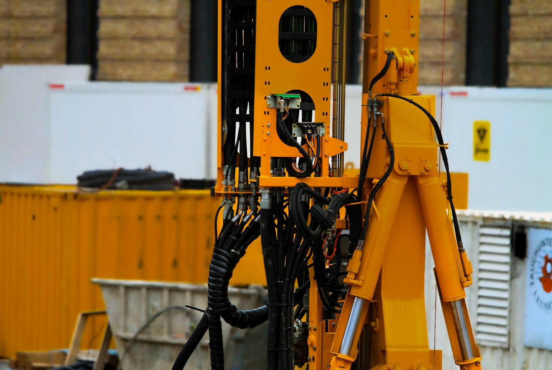 A hydraulic machine.