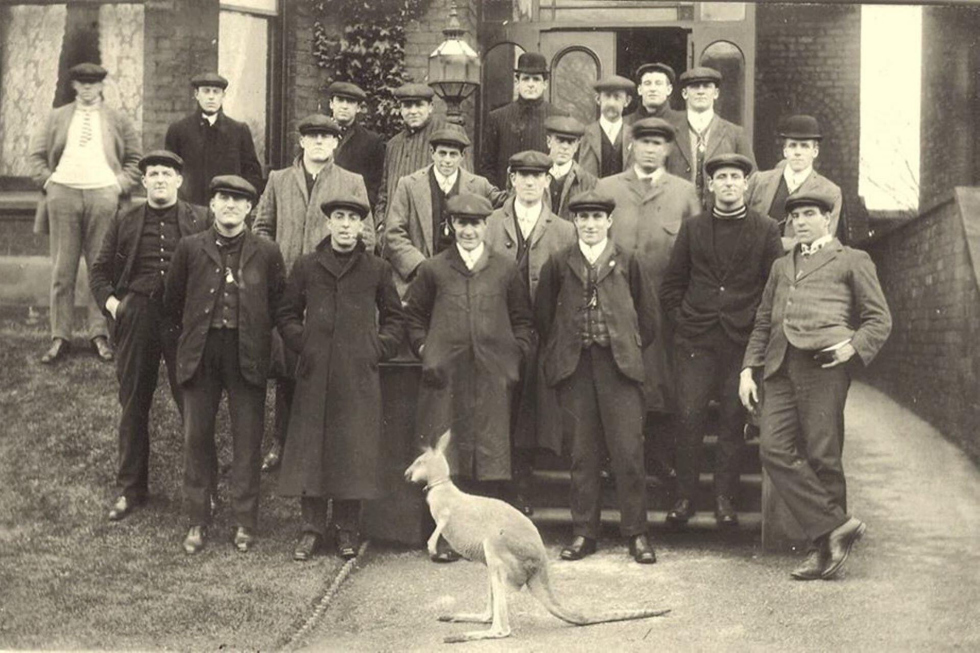 Early Australian rugby league administrators and players gathered during the sport’s early years