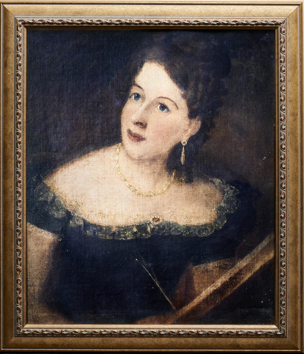 oil painting portrait of Eliza Hamilton Dunlop