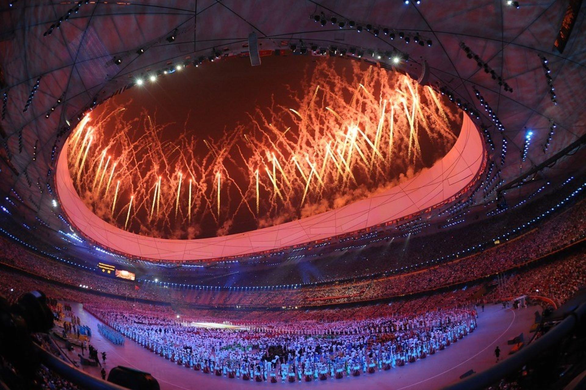 Opening ceremony of a tennis tournament