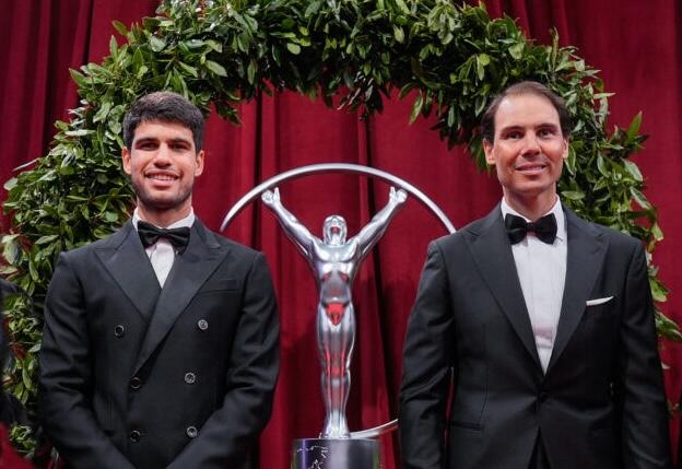 Rafael Nadal i Carlos Alcaraz na Laureus dodjeli nagrada
