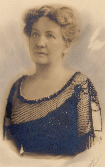 Portret Ellen Churchill Semple, pionirke američke geografije i prve žene predsjednice Asocijacije američkih geografa.