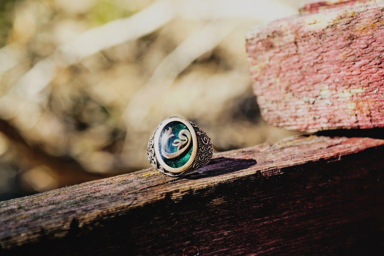 bague vav argentee
