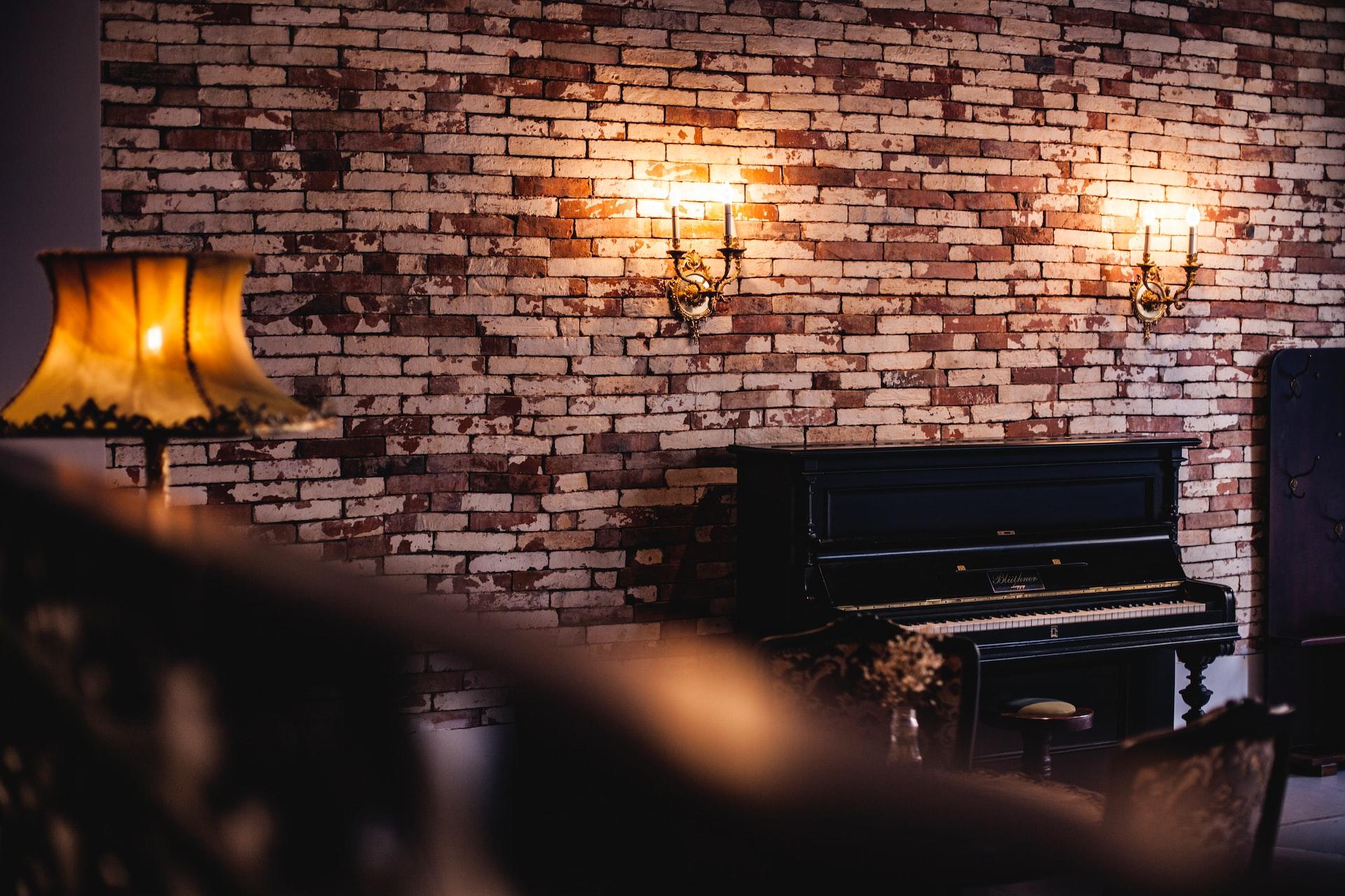 piano dans beau salon