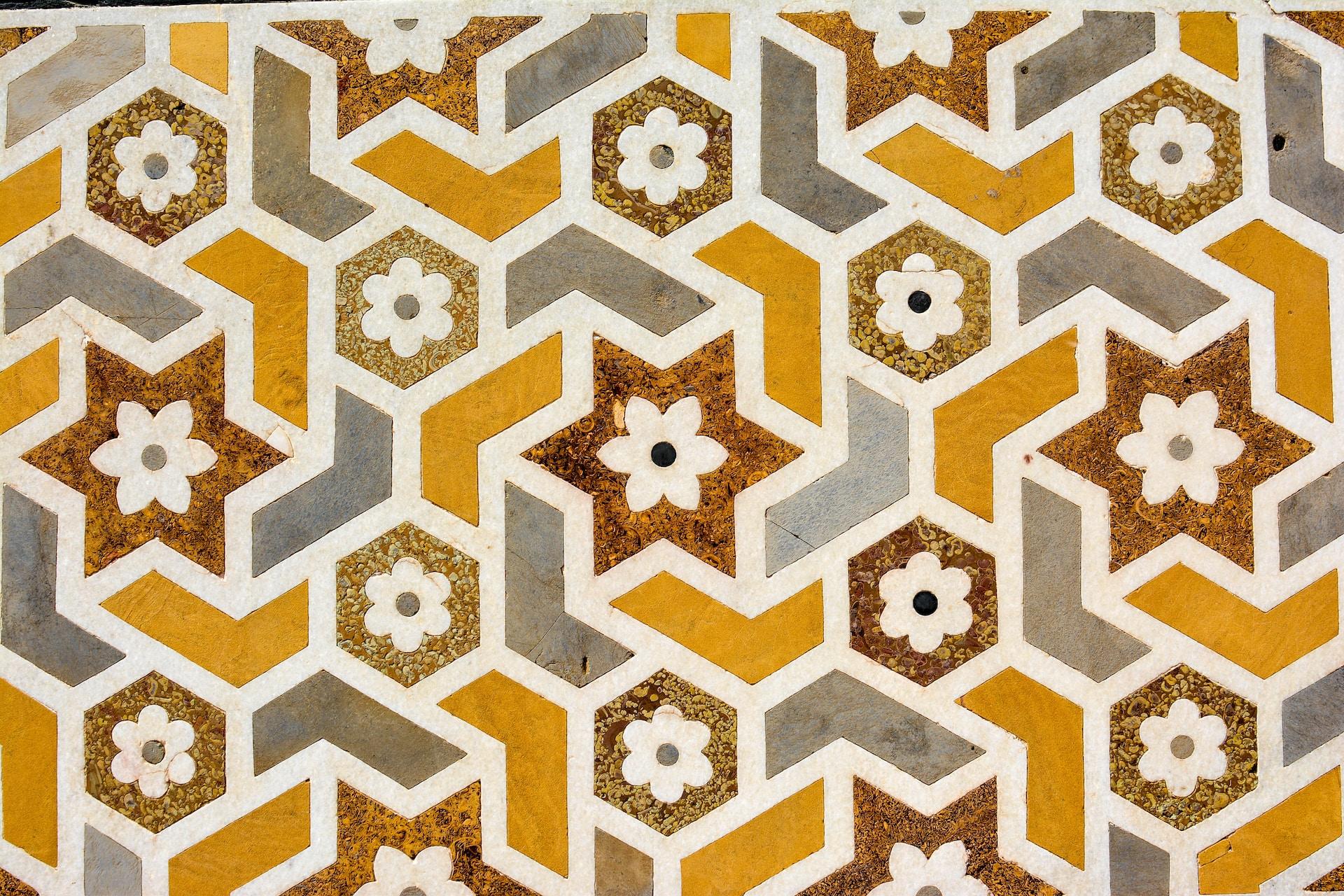 fleurs art floral architecture arabe
