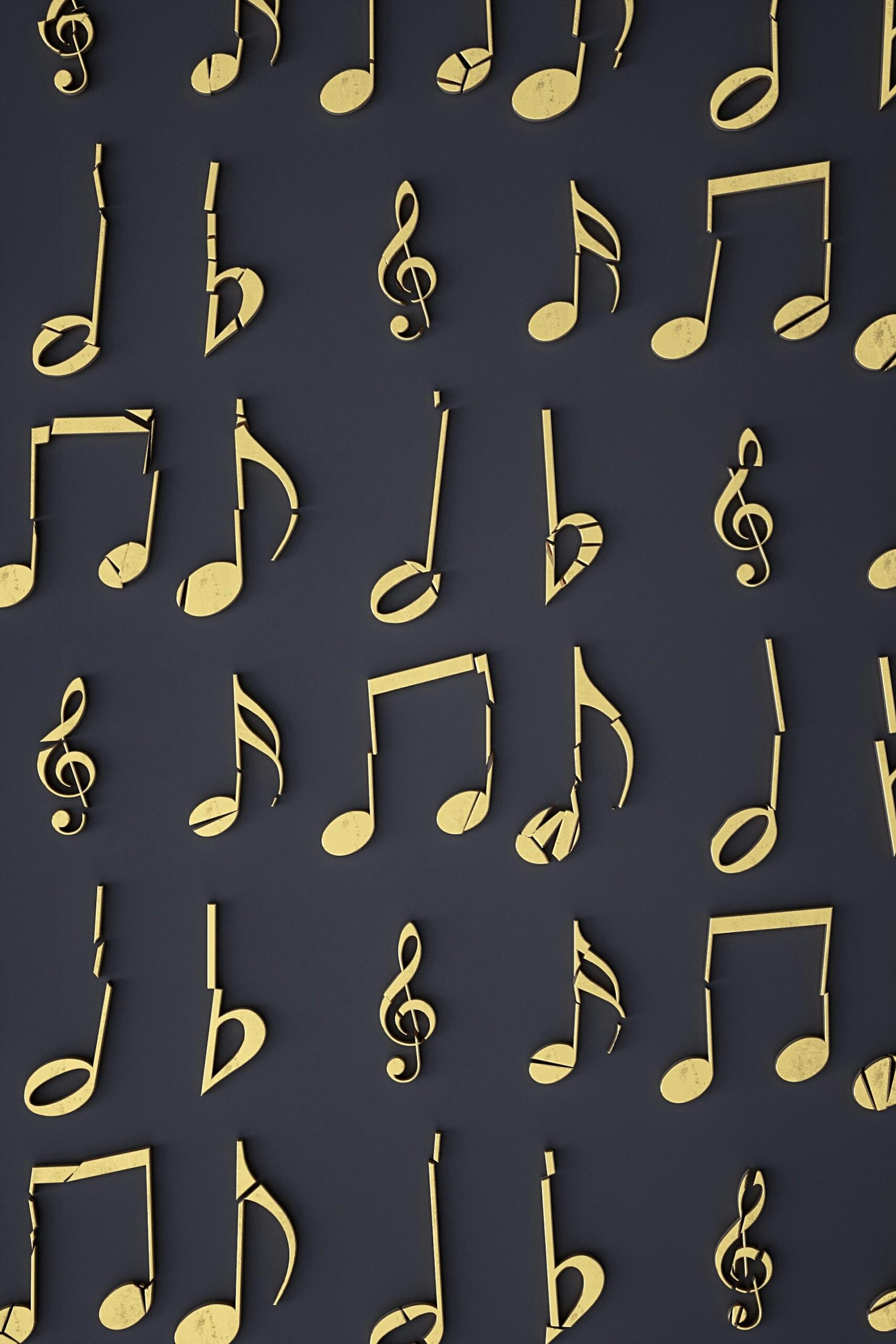 notes de musique partition