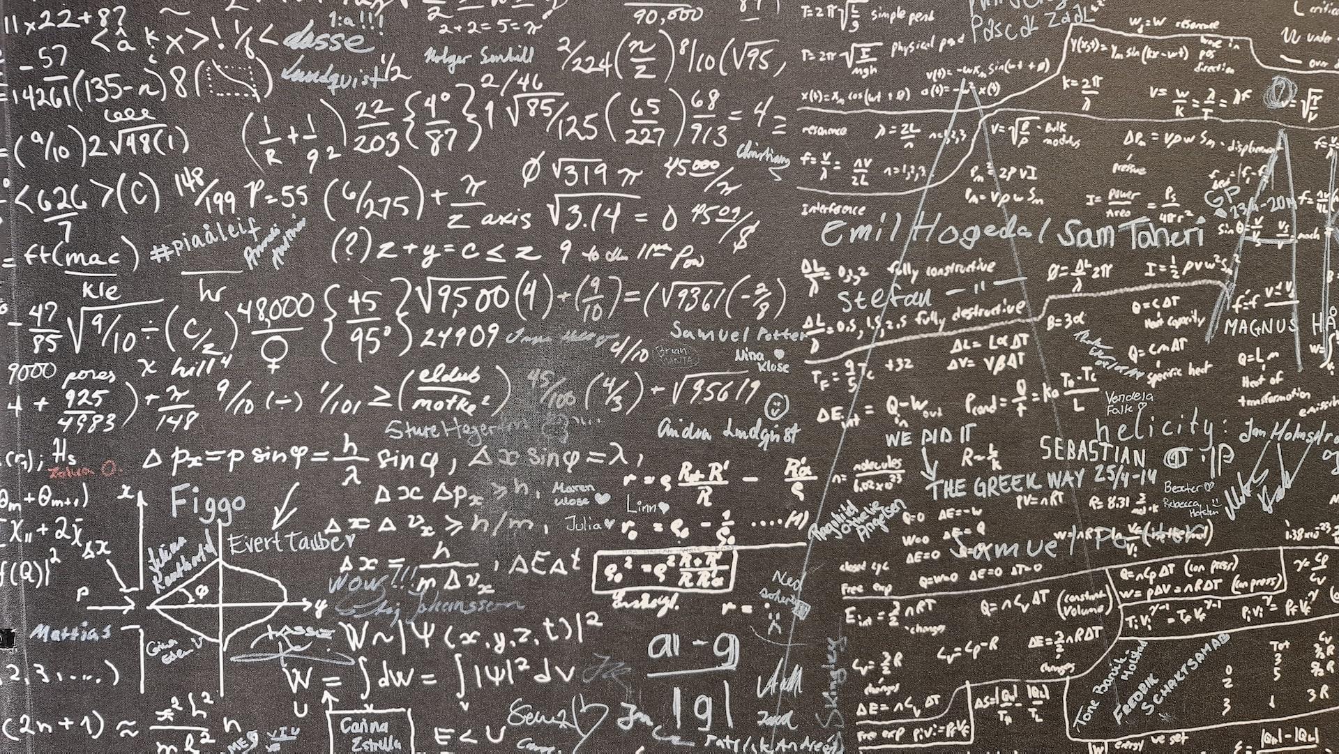tableau noir avec utilisation de la craie