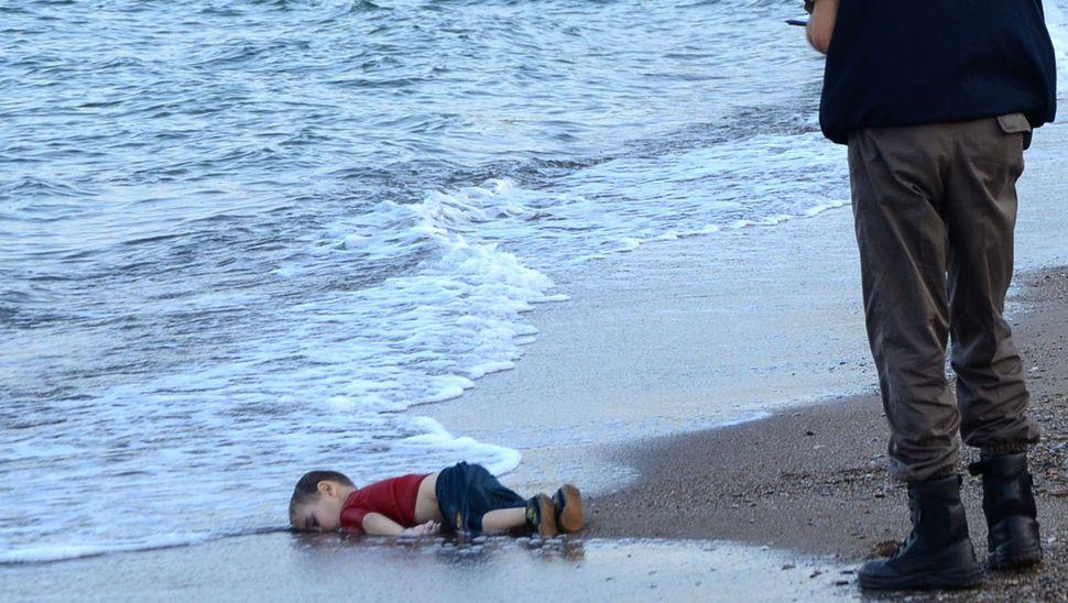 enfant retrouvé sur la plage