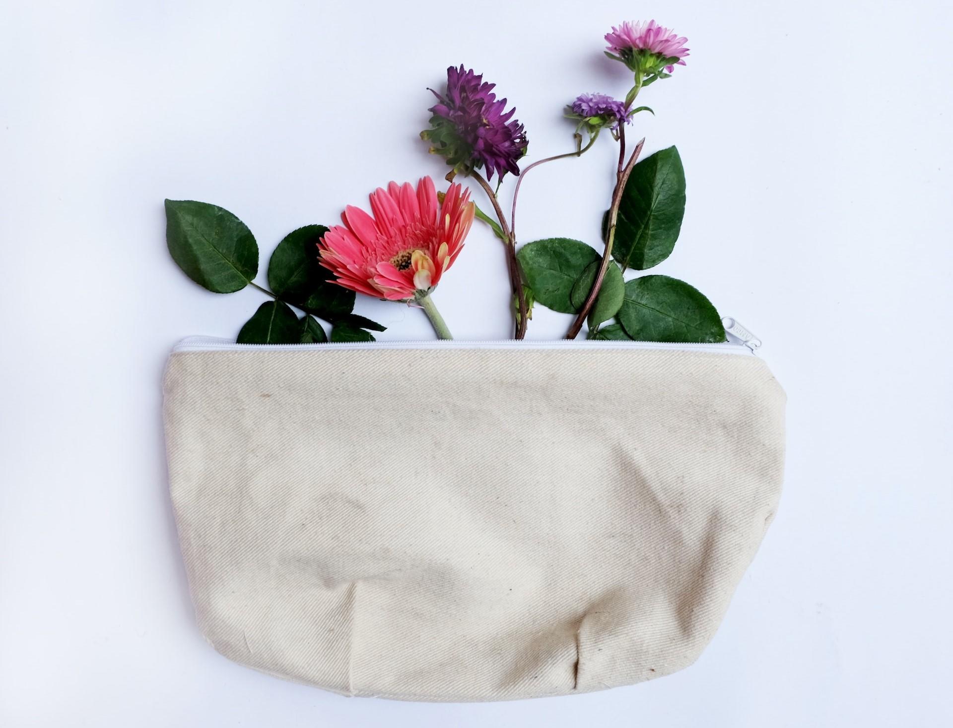 petite pochette en tissu