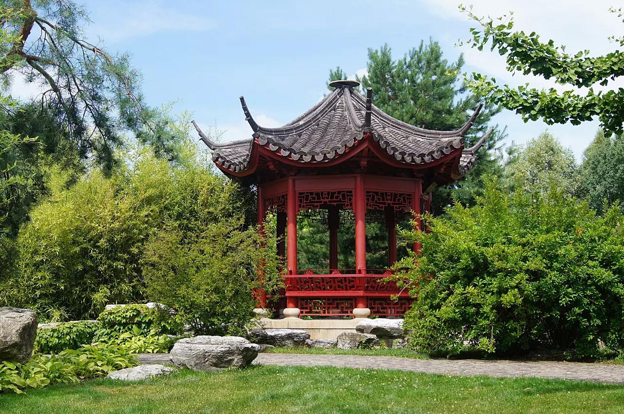 Comment se nomme un pavillon en chinois ?