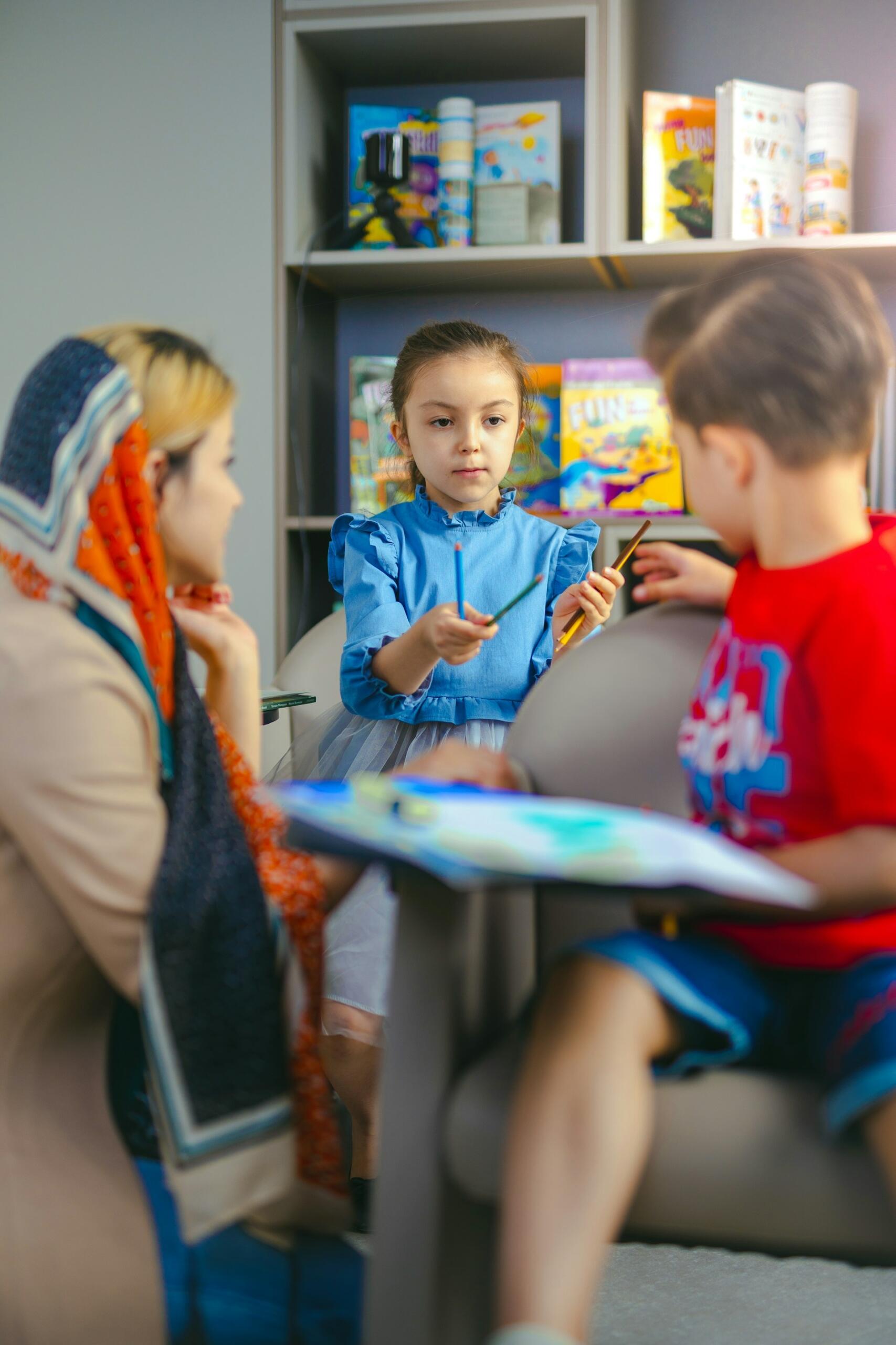 enfants école cours
