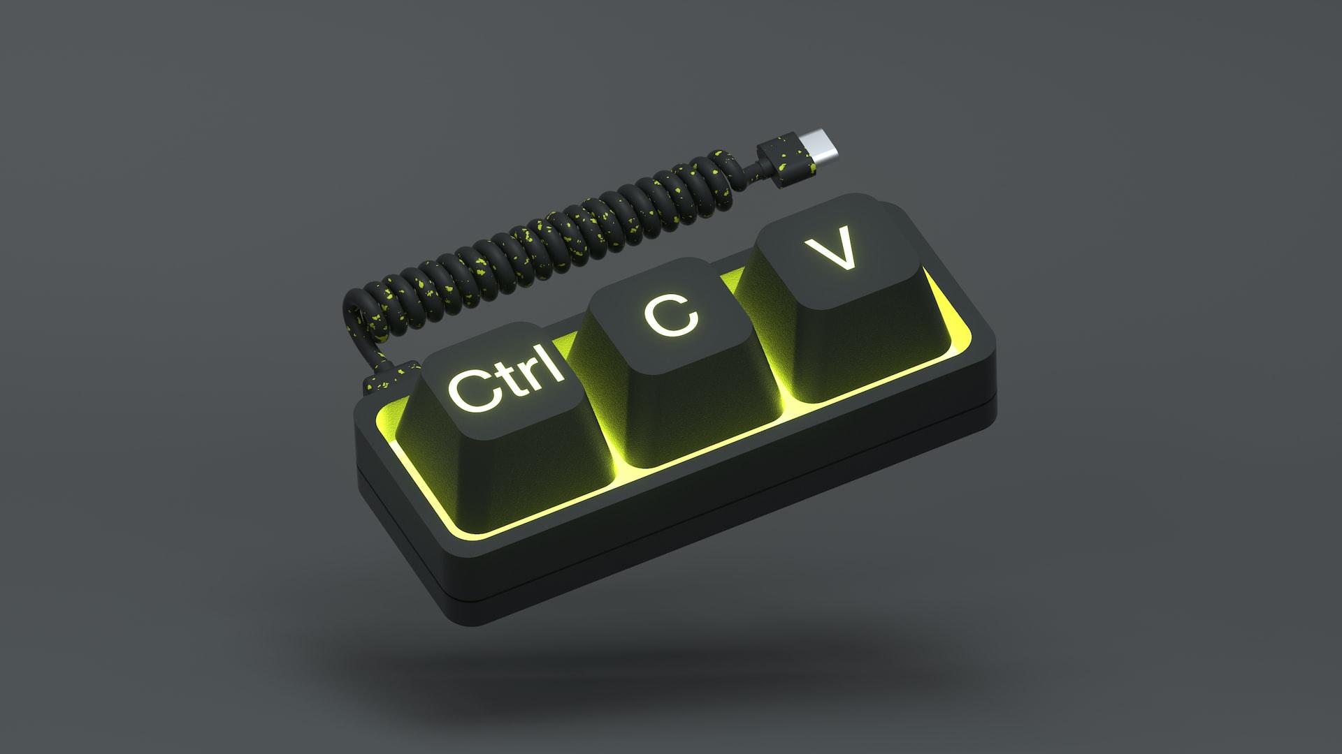 raccourcis ctrl c et v