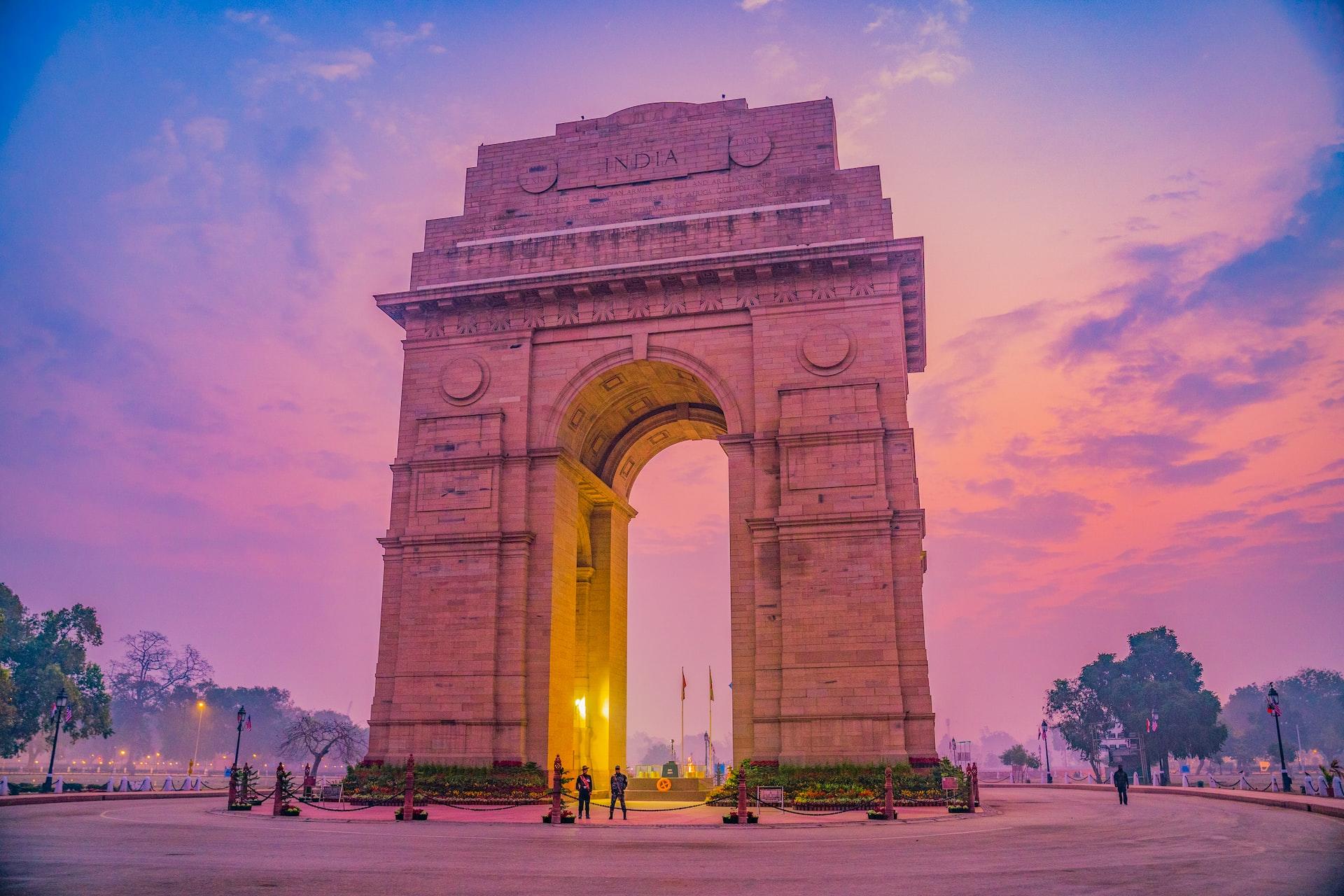 porte de l'Inde à New Delhi