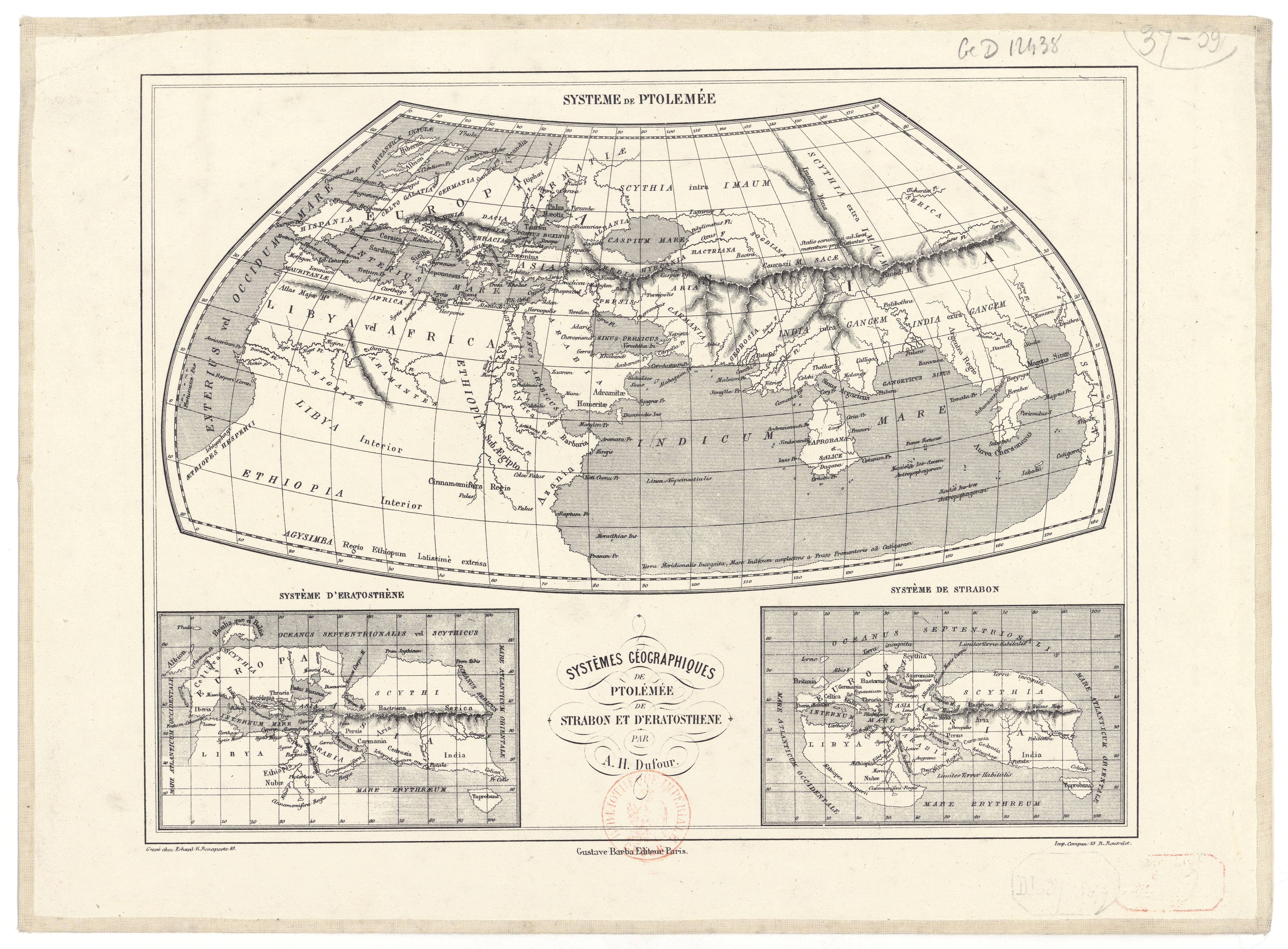 Quels sont les géographes qui ont dessiné cette carte ?