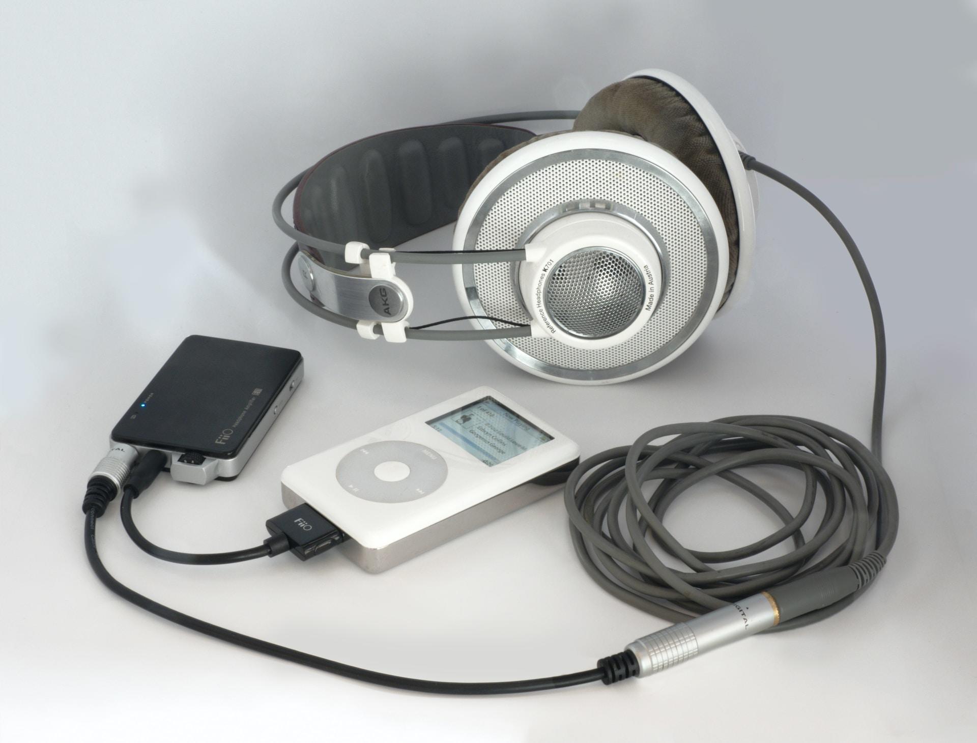casque et ipod pour musique
