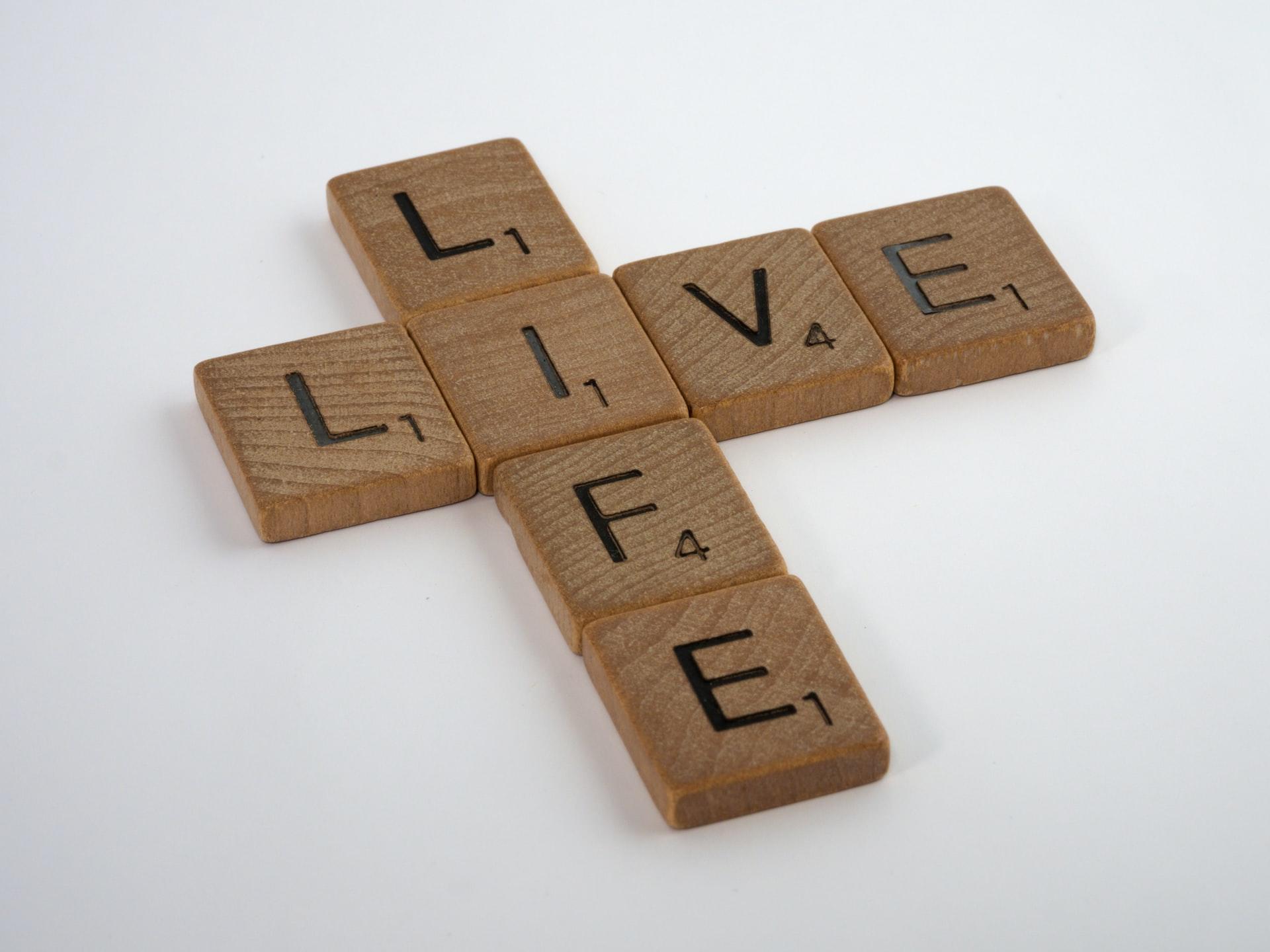scrabble jeu avec lettres anglaises live life