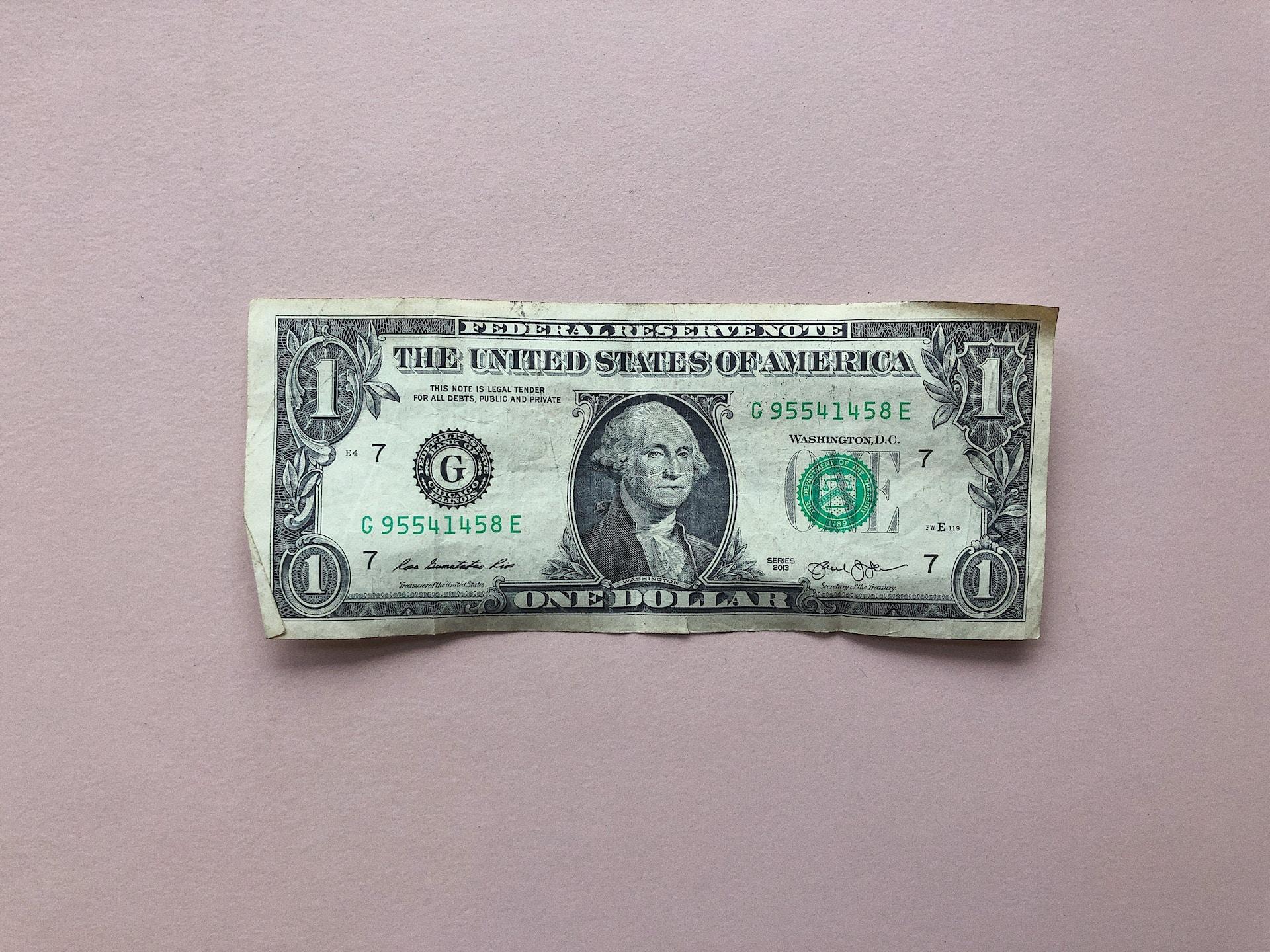 billet de dollar avec George Washington