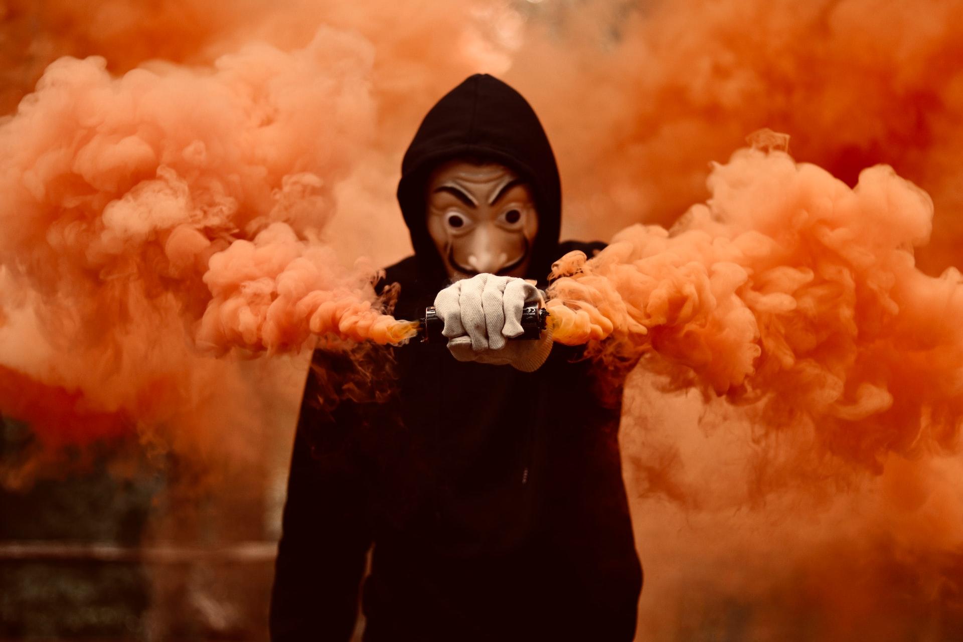 visage de dali dans la casa de papel