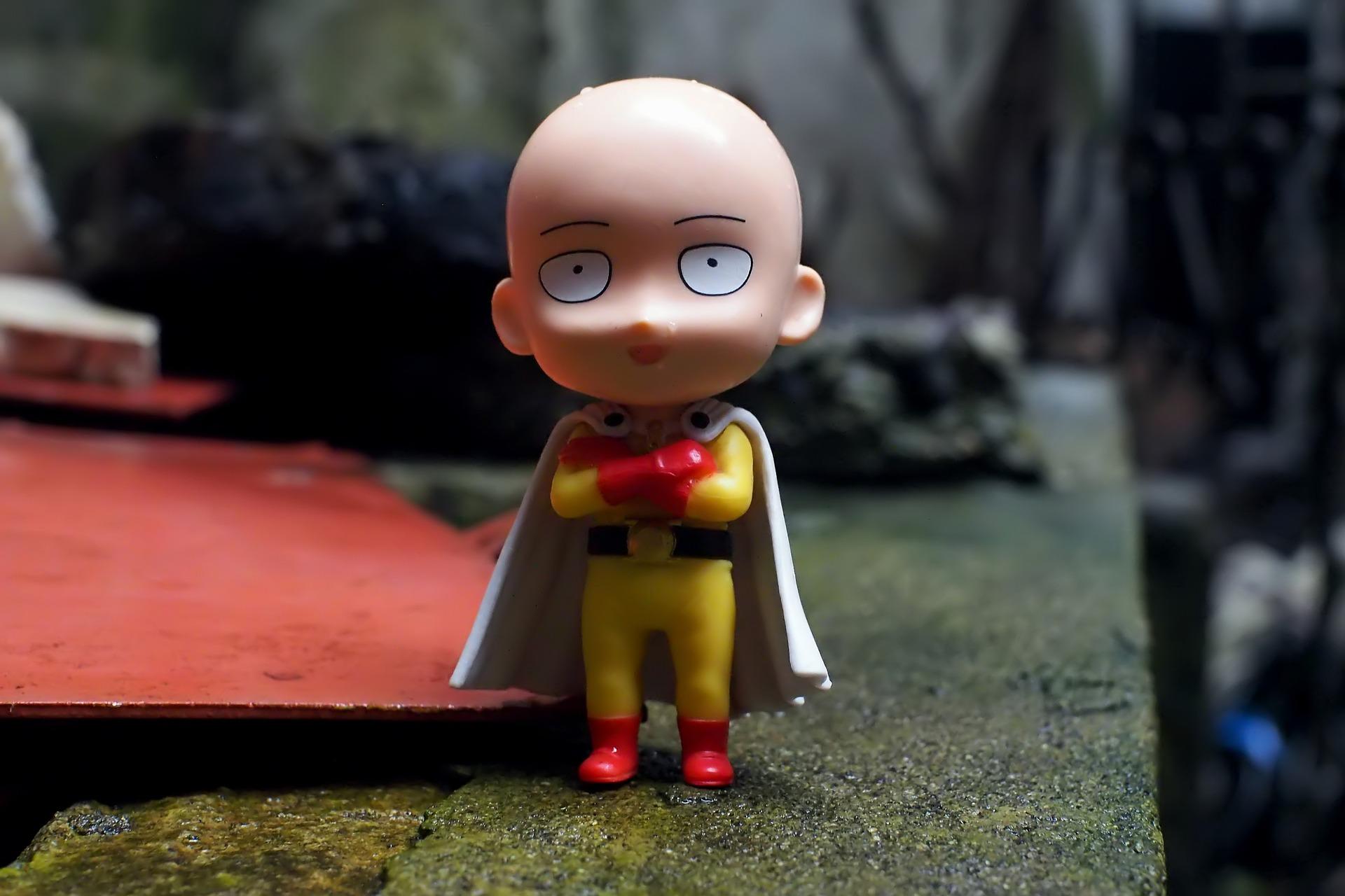 personnage saitama de one punch man animé