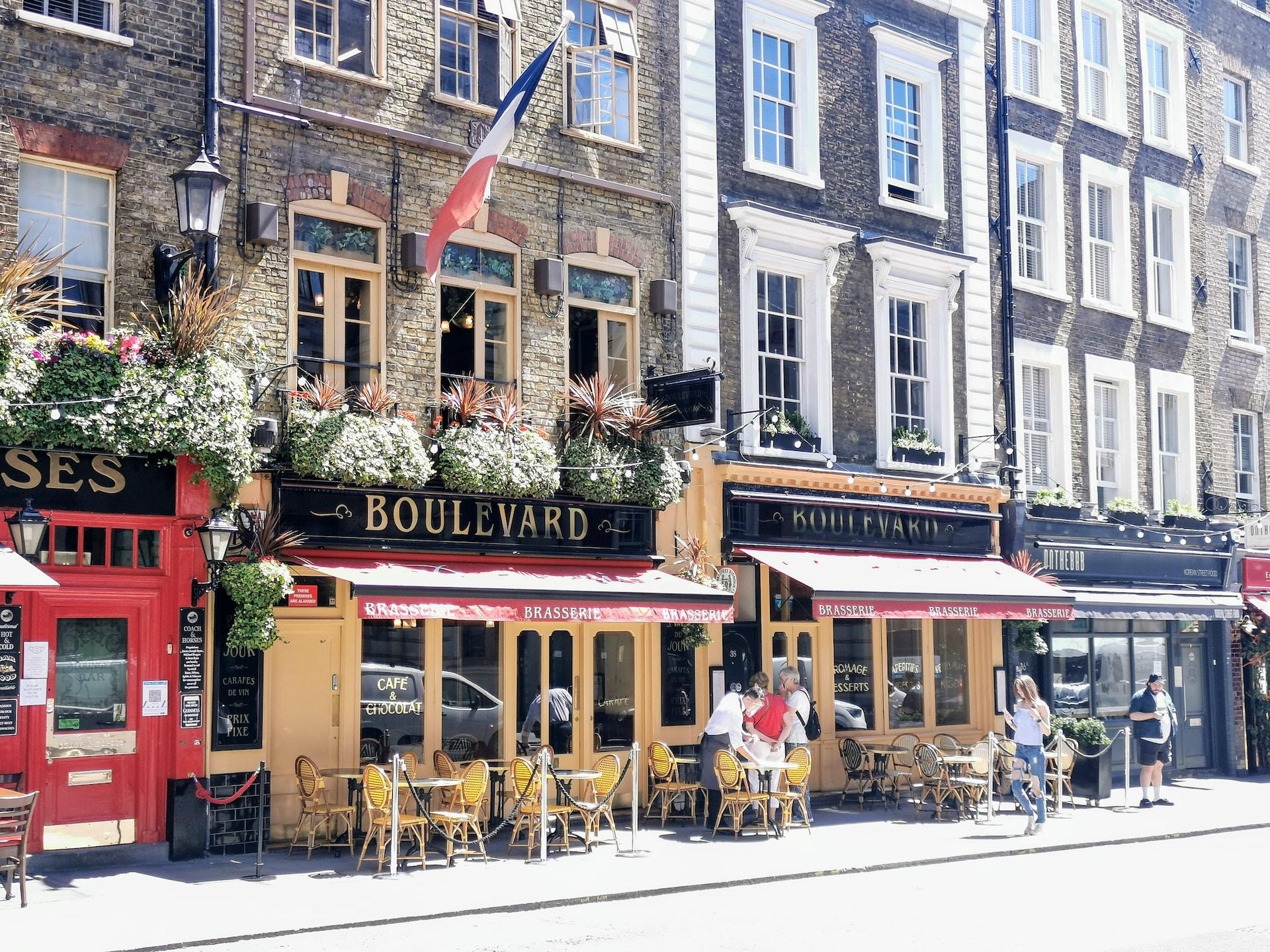 restaurant brasserie française à Londres
