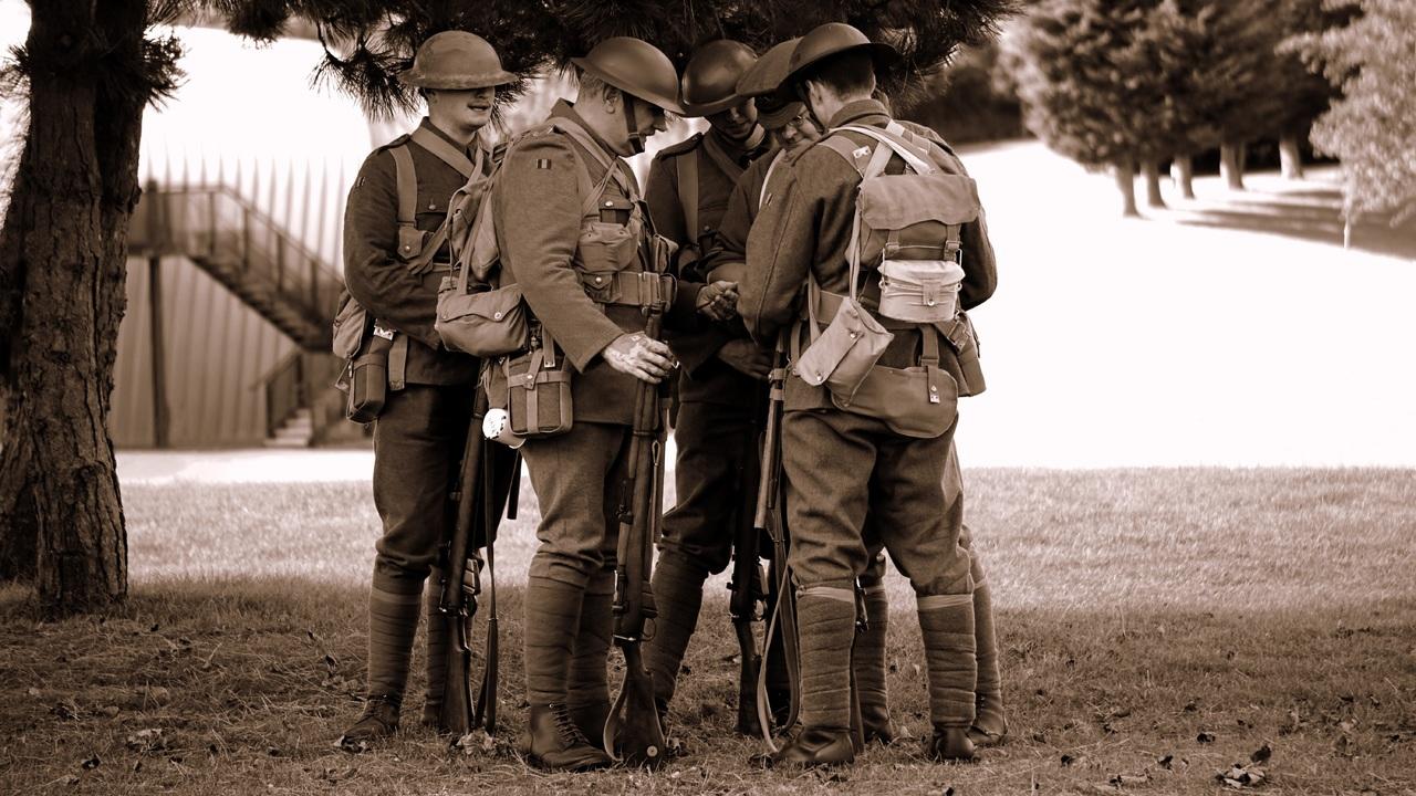Les soldats durant la Première Guerre mondiiale