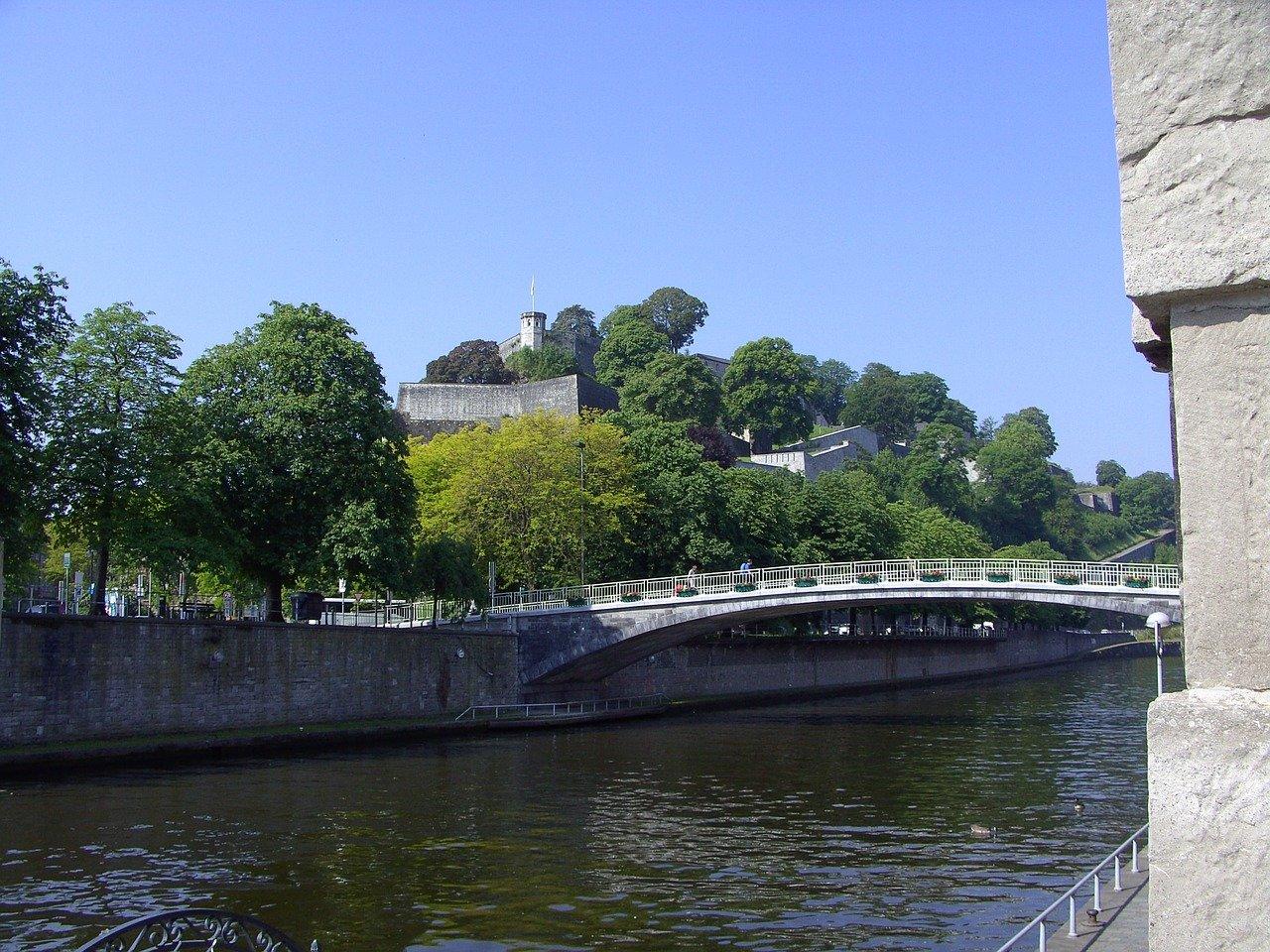 Vue de l'hostorique citadelle de Namur