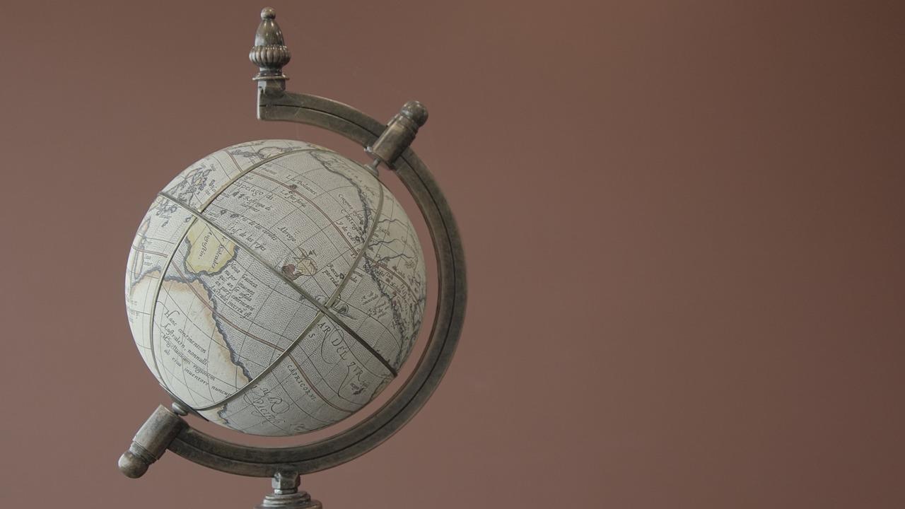 Globe de géographie
