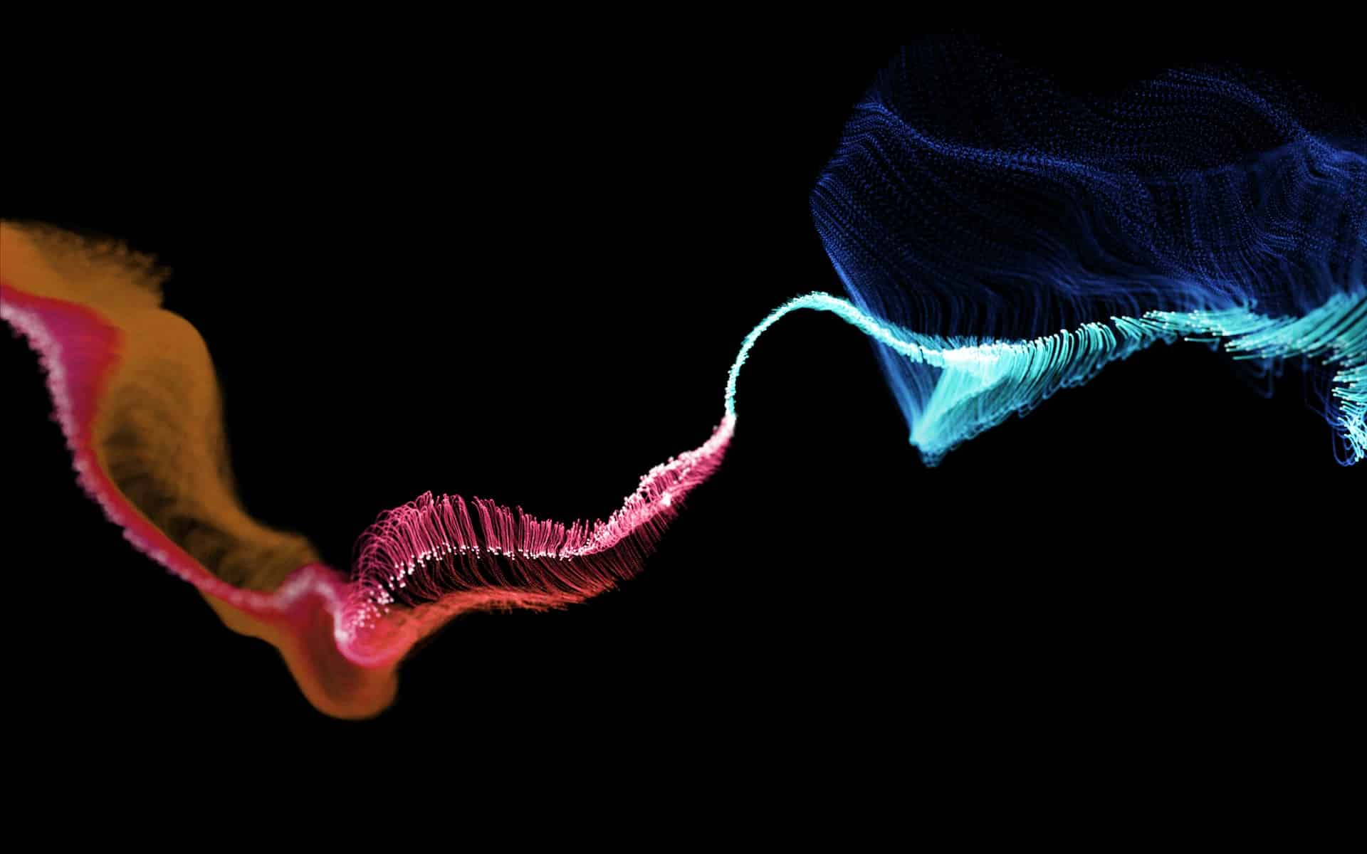 deux fils de couleurs en physique