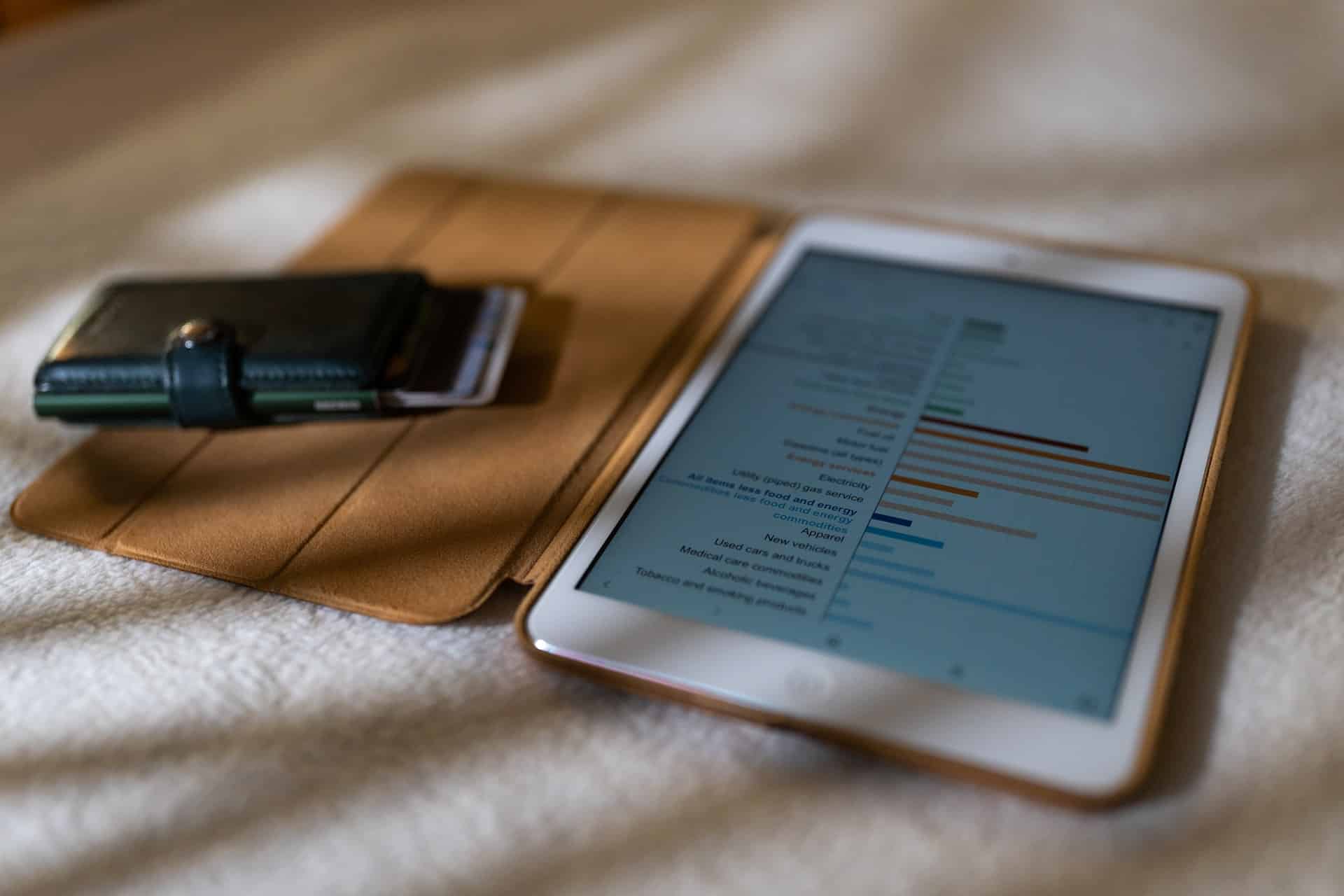 smarphone presentant des statistiques