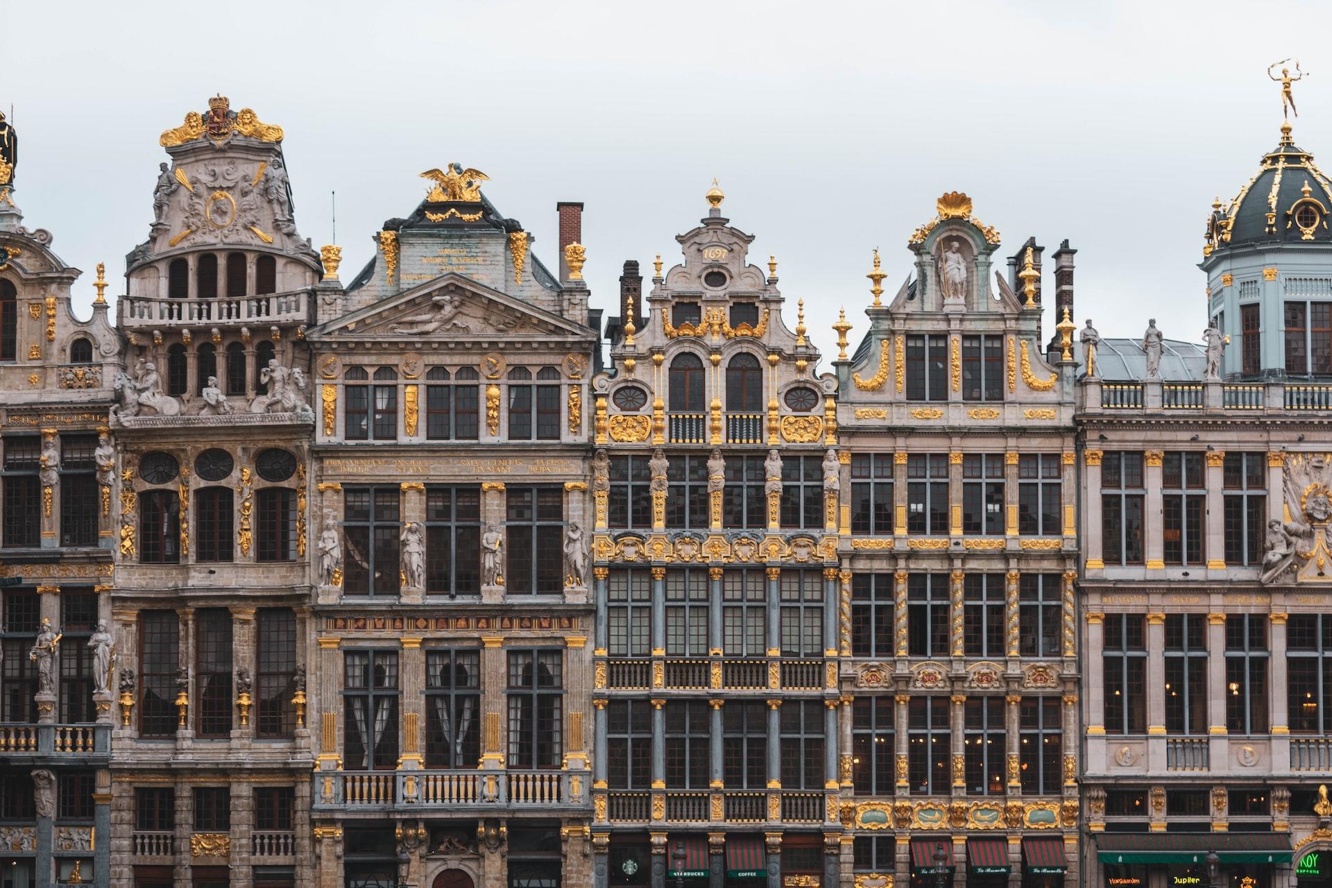 Bruxelles ou Brussels capitale de la Belgique