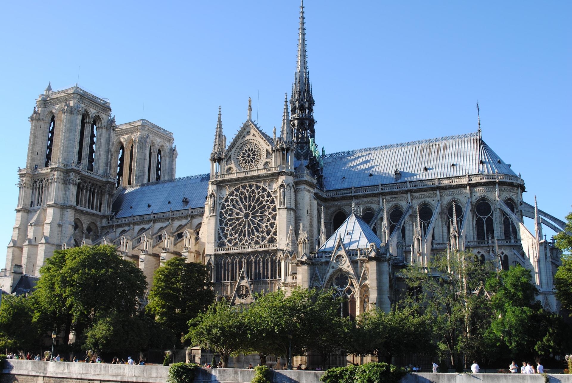 la cathédrale Notre-Dame de Paris en France dans la capitale