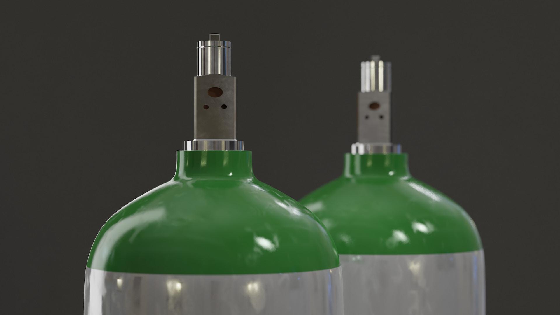 bonbonnes de dioxygène