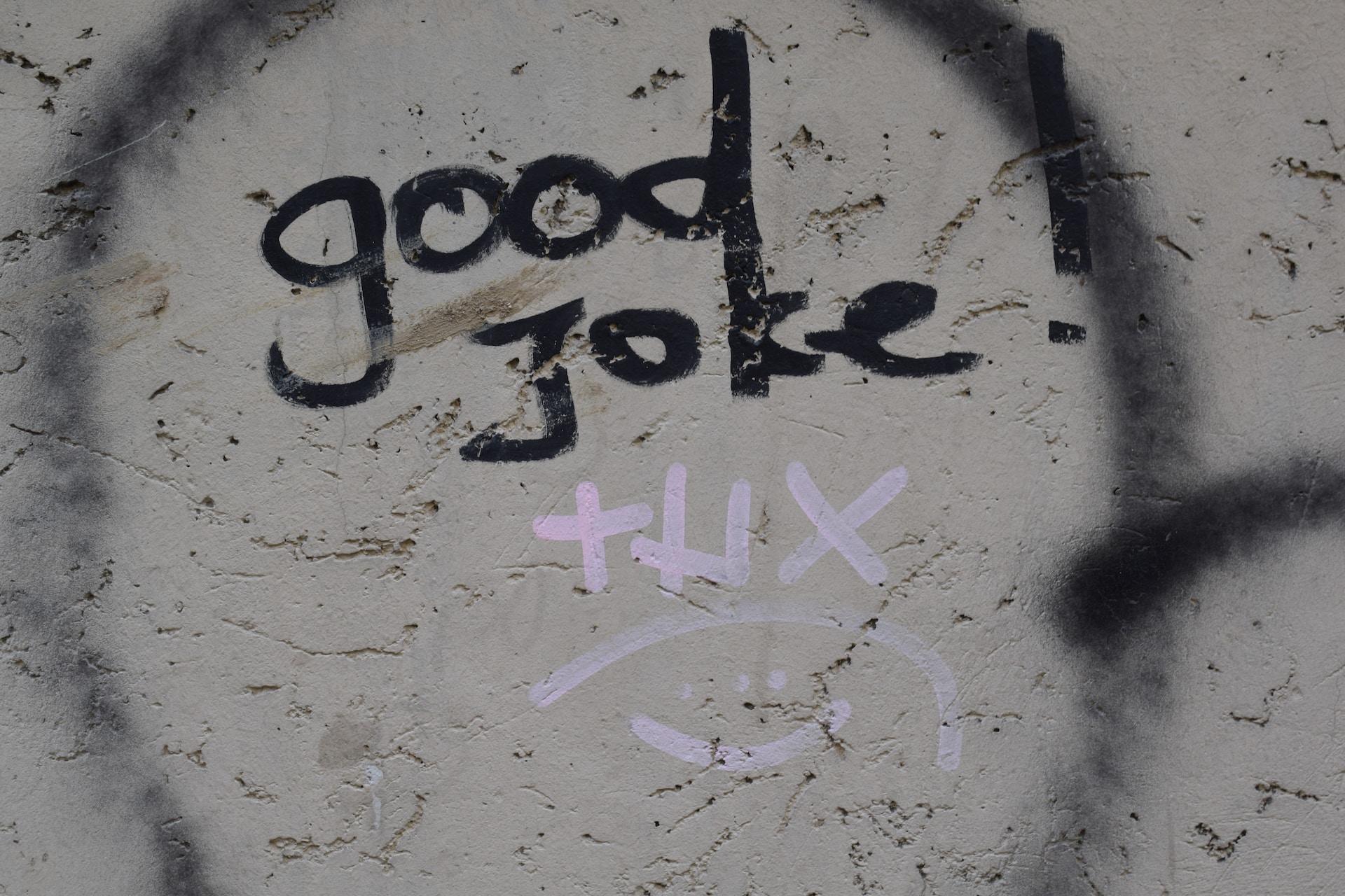 good joke écriture anglaise