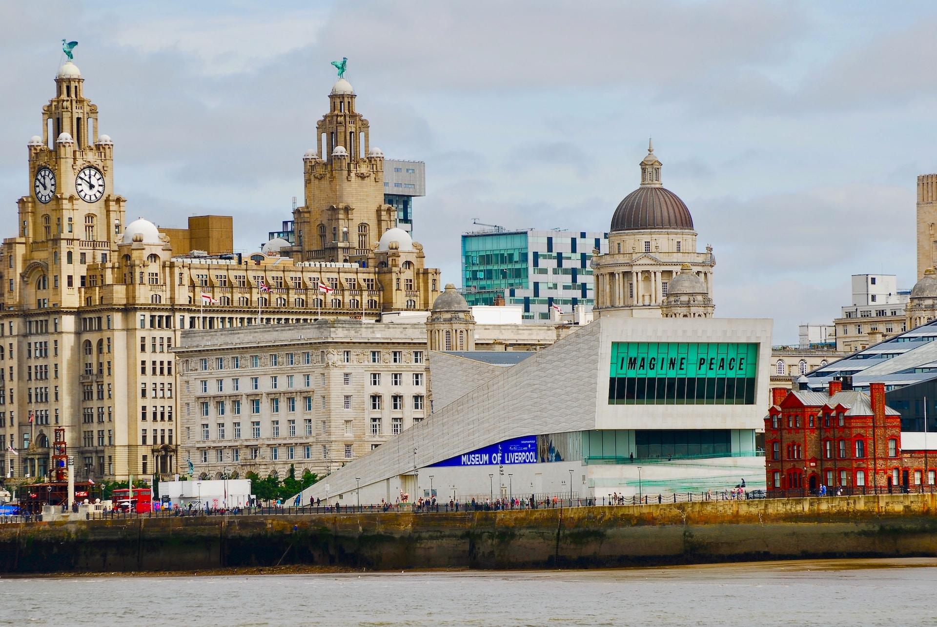 ville anglaise de Liverpool en Angleterre