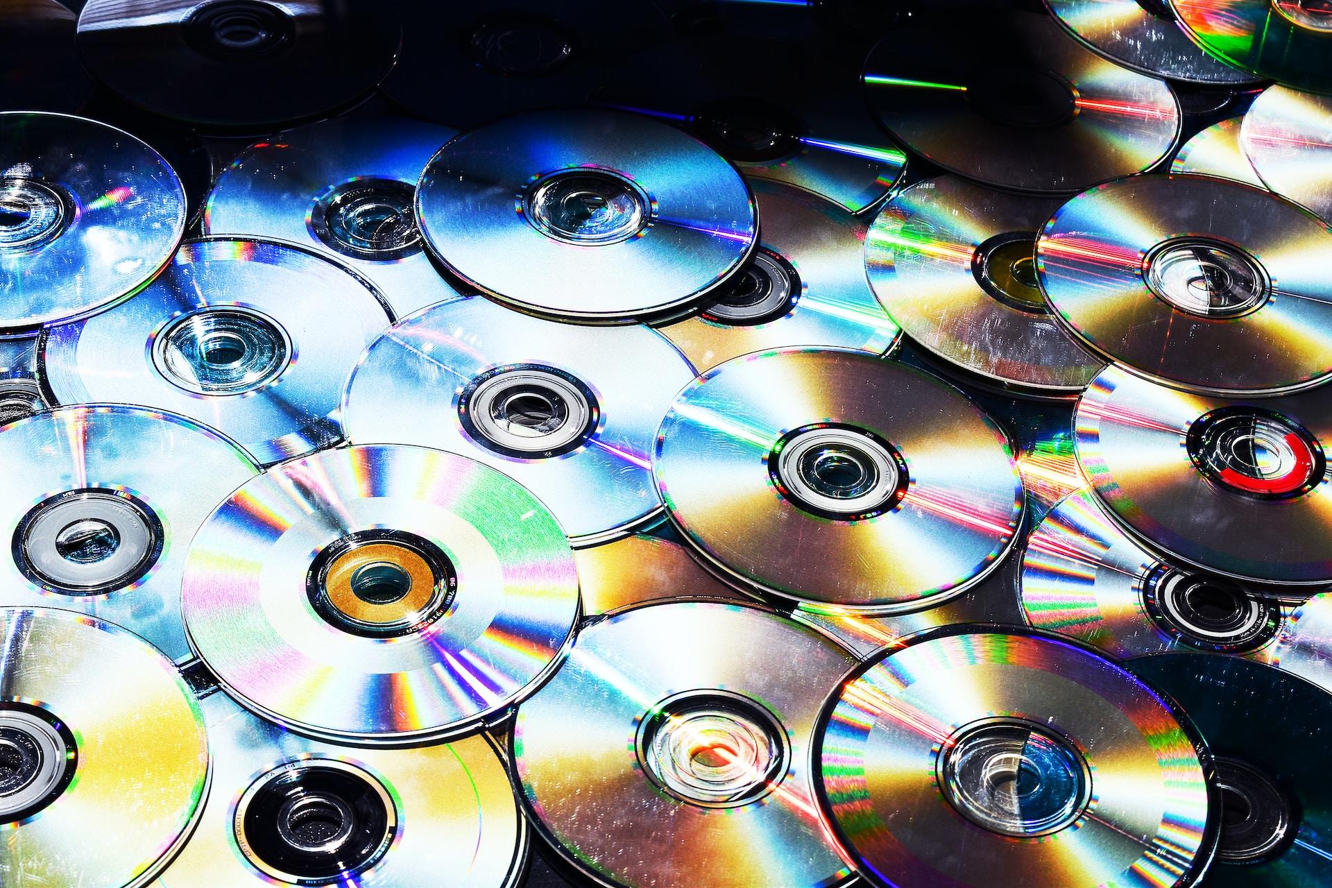 disques CDs en boutique