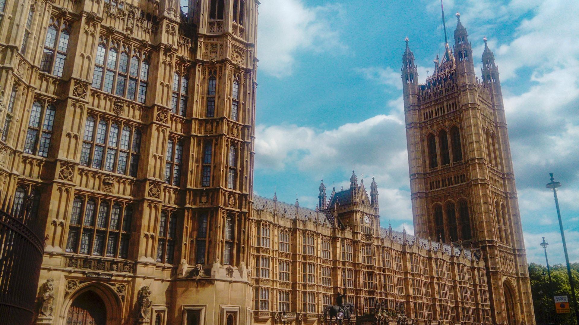 Parlement britannique Palais de Westminster