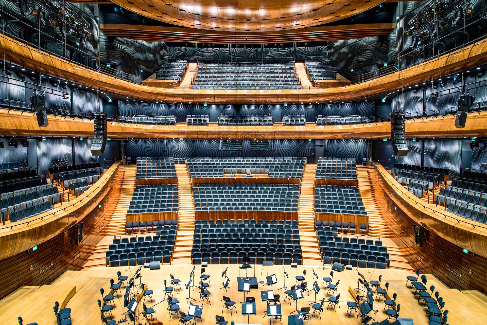 grande salle de concert pour music-hall