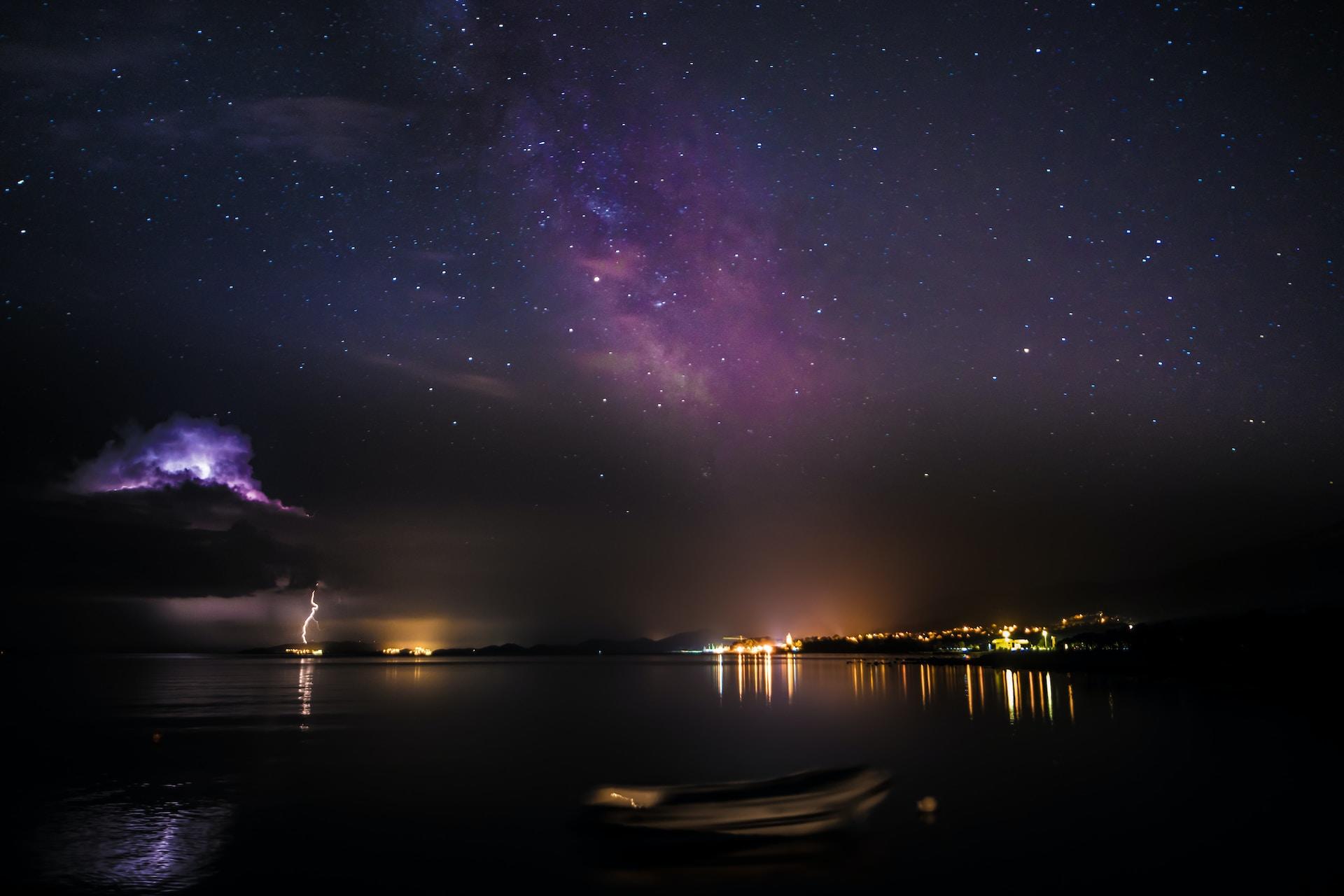 la Voie Lactée la nuit