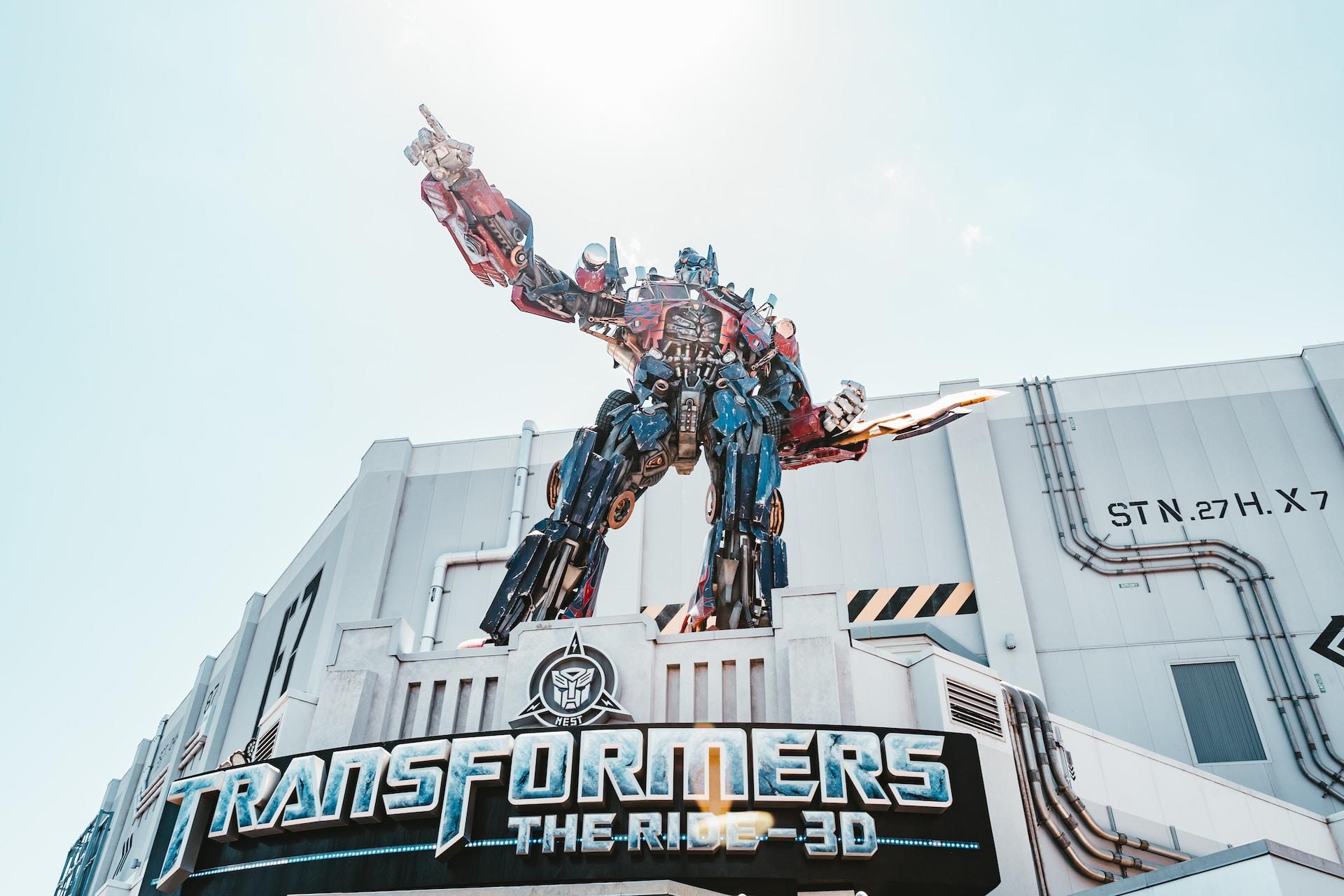 statue personnage de Tranformers
