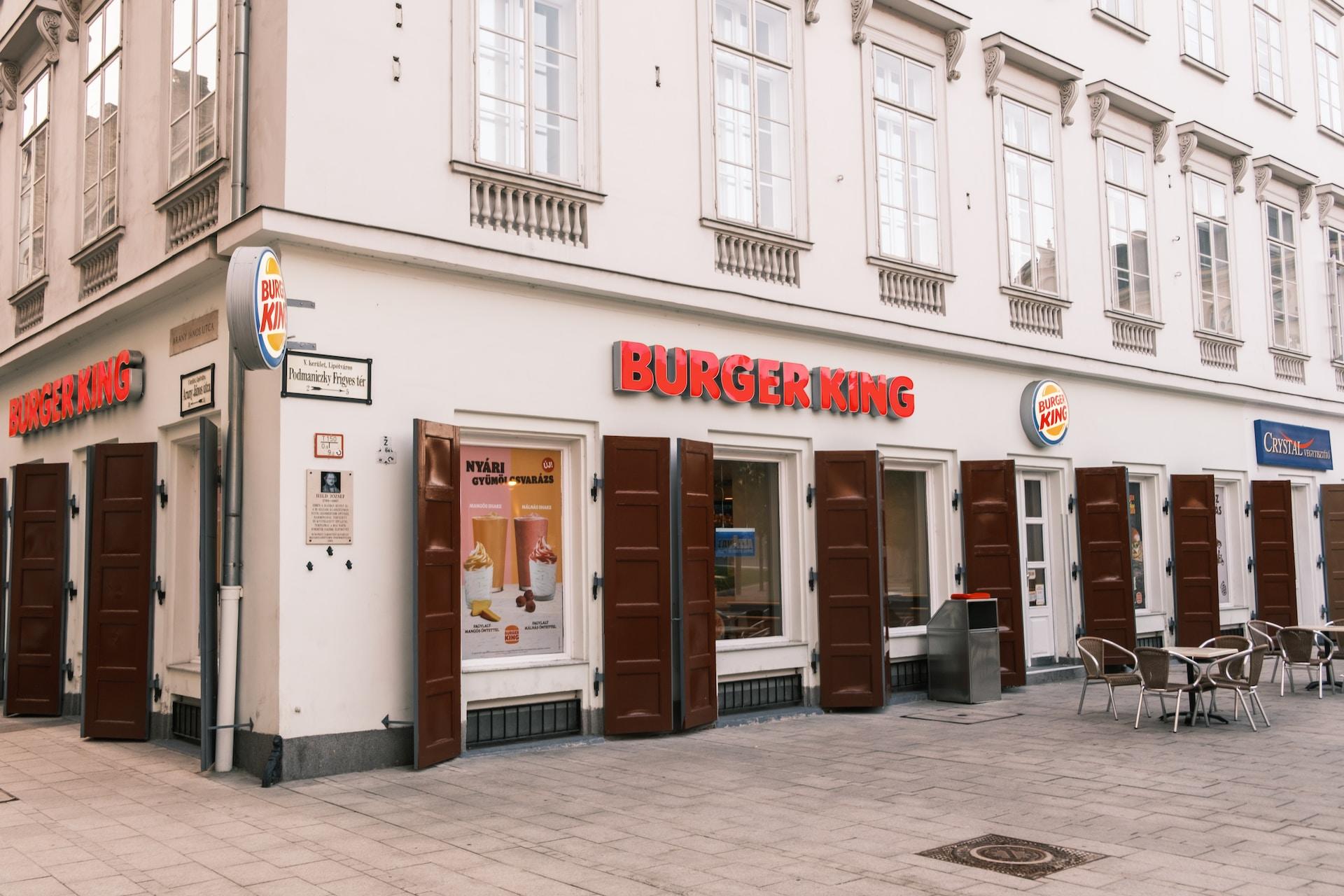 chaîne de restaurants fast-foods américains burger king