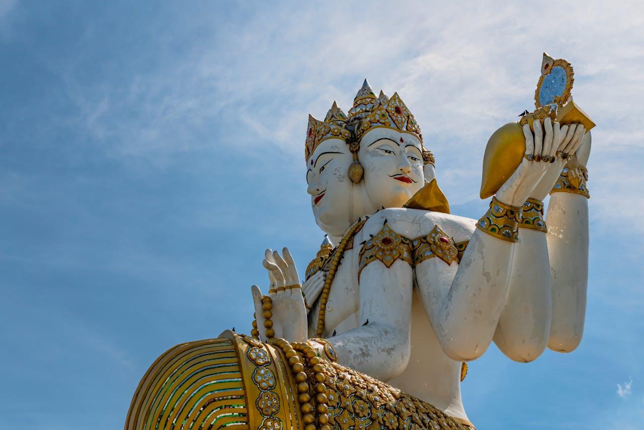 statue de brahma en thailande