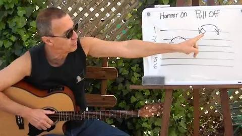 Hammer-on e pull-off são técnicas fundamentais para tocar violão e/ou guitarra