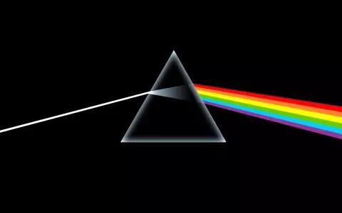 O prisma da capa do Pink Floyd