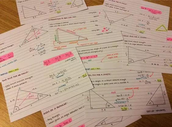 como fazer fichas para estudar matemática