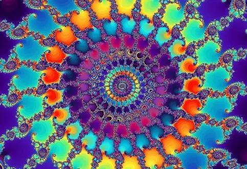 Não é uma imagem hippie, é pura álgebra.